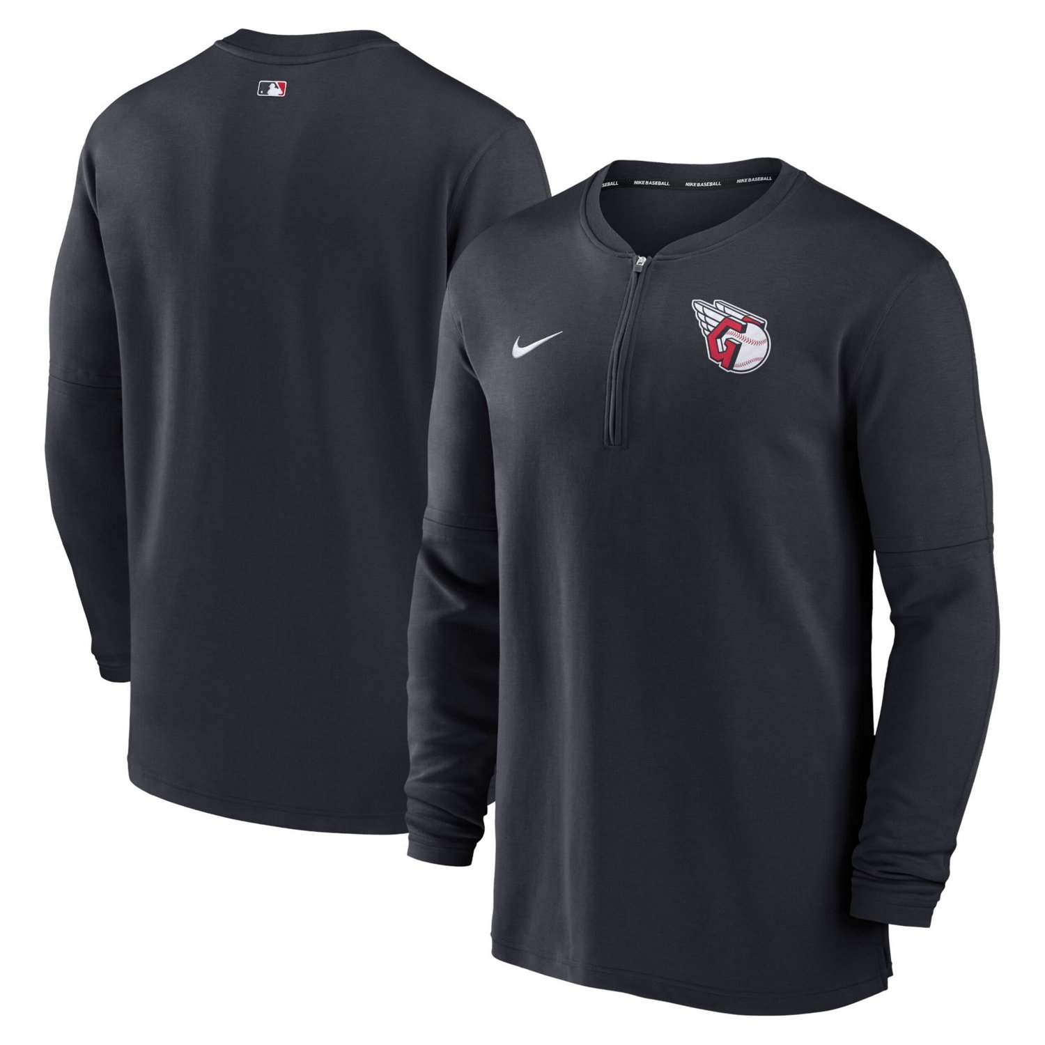 Nike Cleveland Guardians Authentic Collection Game Time Performance Quarter-Zip Top