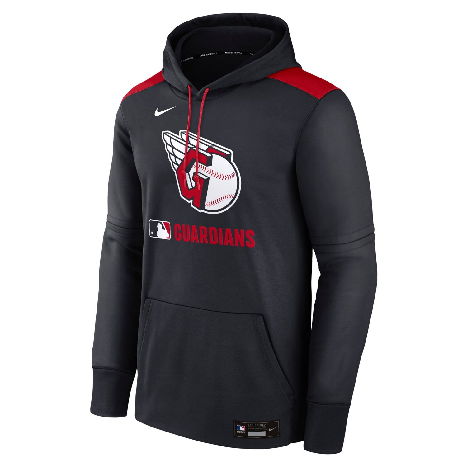 Nike Cleveland Guardians Authentic Collection Performance Pullover Hoodie                                                        - view number 2