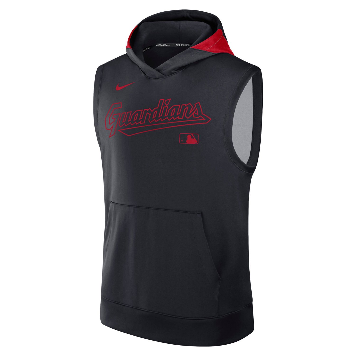 Nike Cleveland Guardians Authentic Collection Performance Sleeveless Pullover Hoodie - view number 2