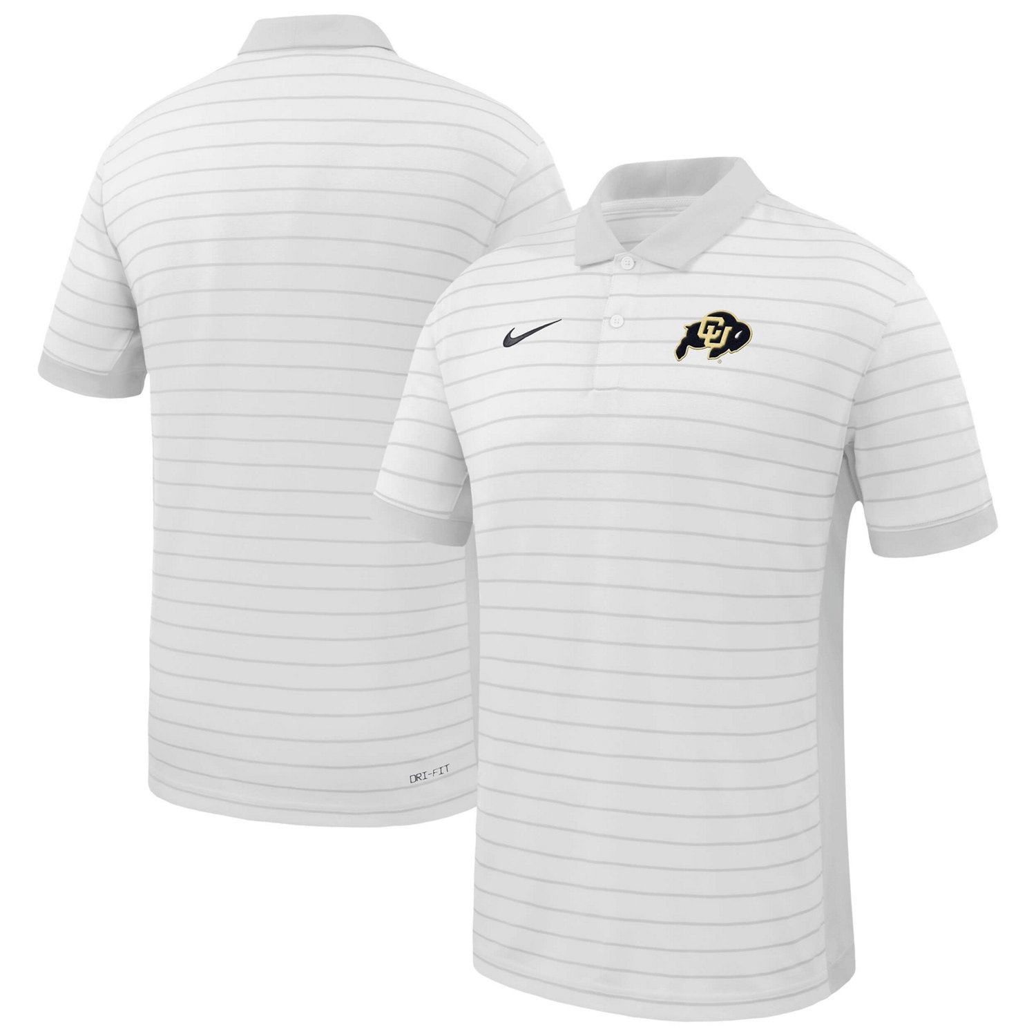 Nike Colorado Buffaloes 2025 Early Season Coaches Sideline Victory Stripe Performance Polo