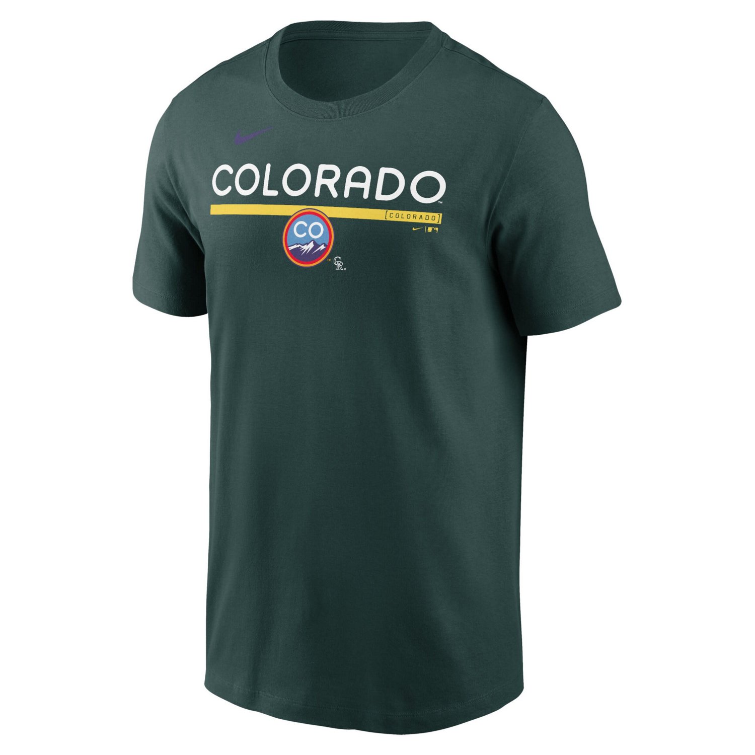 Nike Colorado Rockies 2-Hit Speed City Connect T-Shirt - view number 2