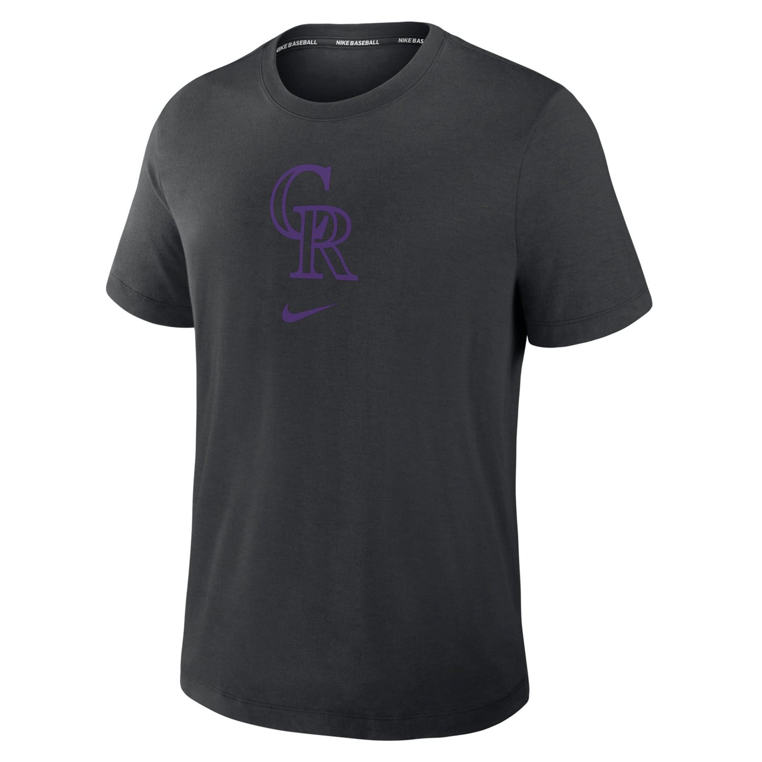 Nike Colorado Rockies Authentic Collection Early Work Tri-Blend Performance T-Shirt - view number 2