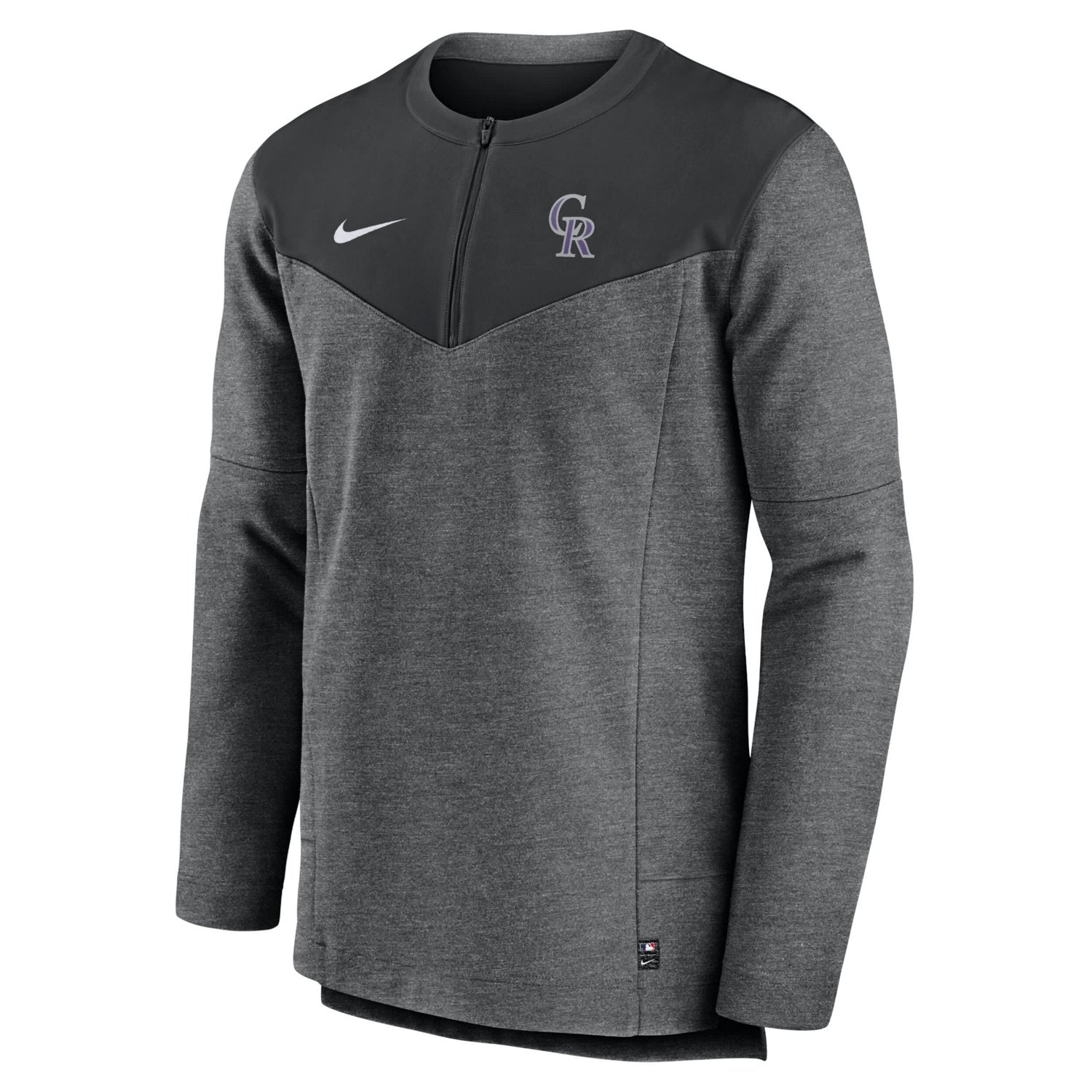 Nike Colorado Rockies Authentic Collection Game Time Performance Half-Zip Top - view number 2