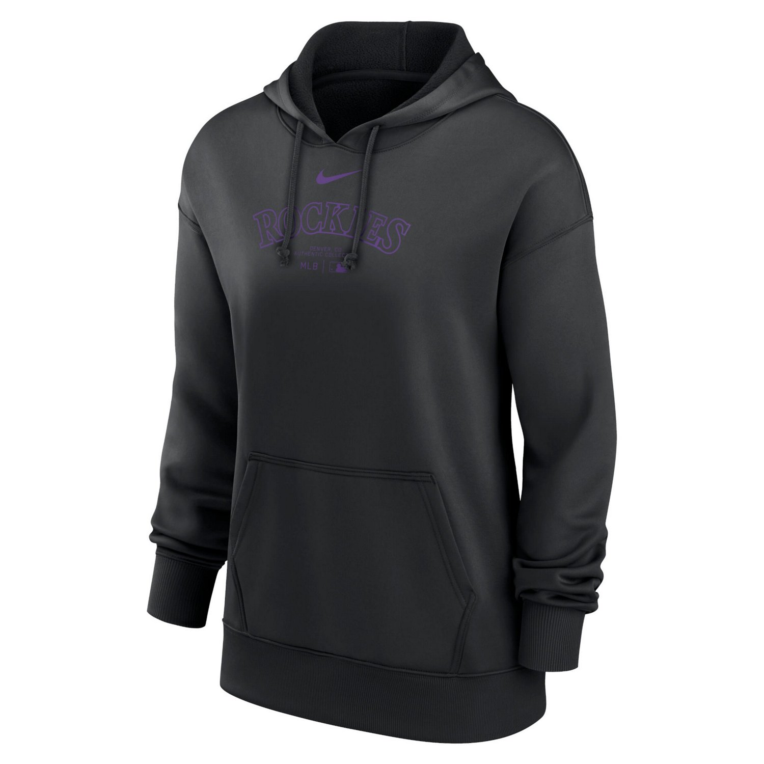 Nike Colorado Rockies Authentic Collection Performance Pullover Hoodie                                                           - view number 2