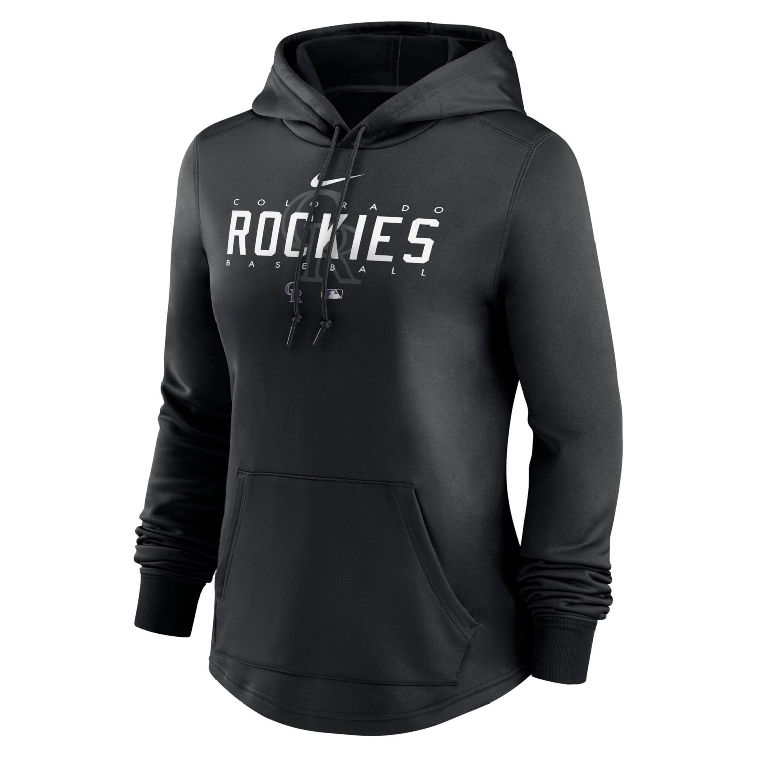 Nike Colorado Rockies Authentic Collection Pregame Performance Pullover Hoodie - view number 2