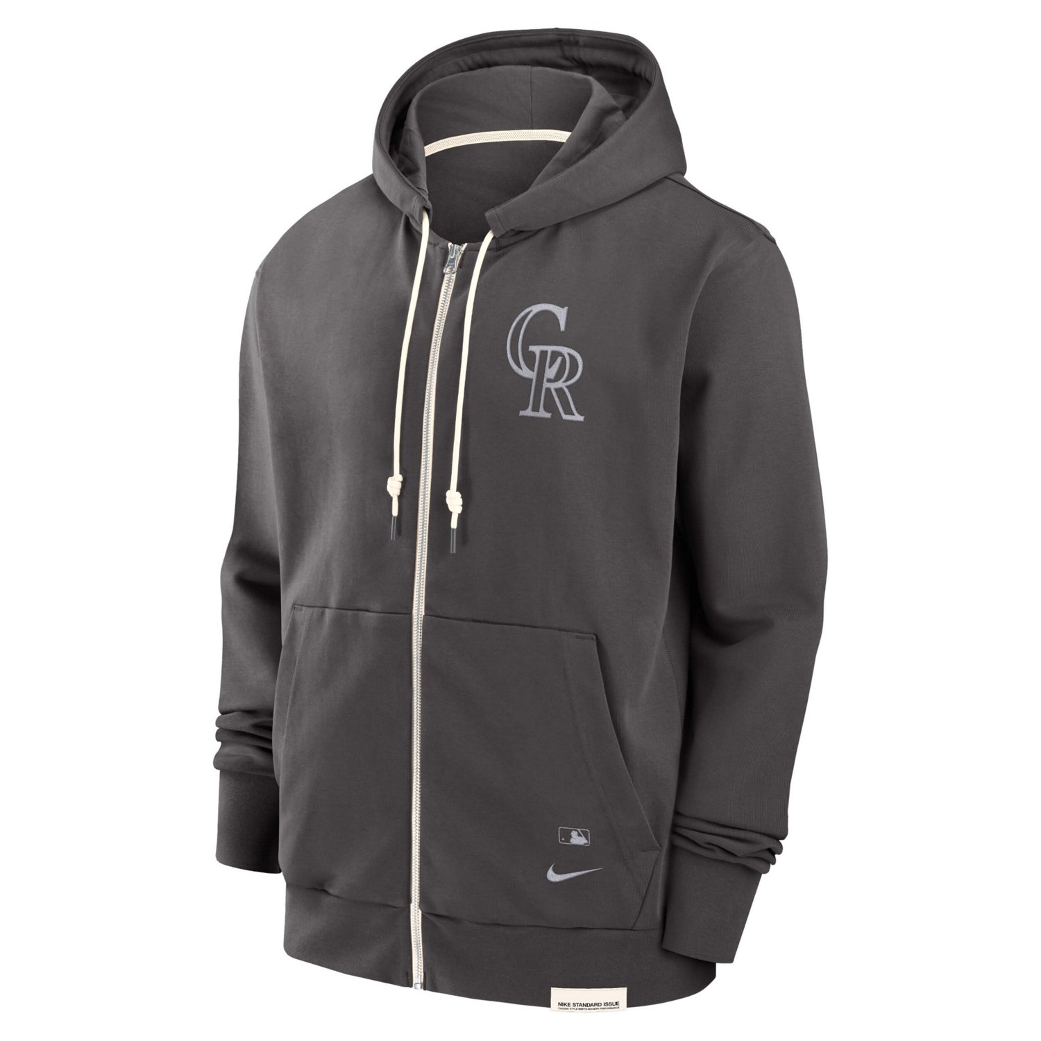 Nike Colorado Rockies Authentic Collection Travel Player Performance Full-Zip Hoodie - view number 2