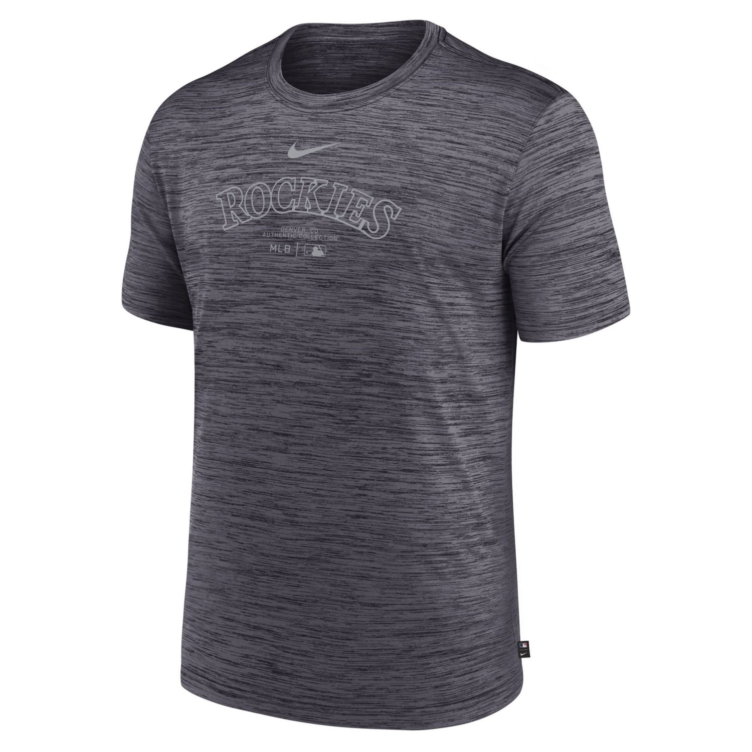 Nike Colorado Rockies Authentic Collection Velocity Performance Practice T-Shirt                                                 - view number 2