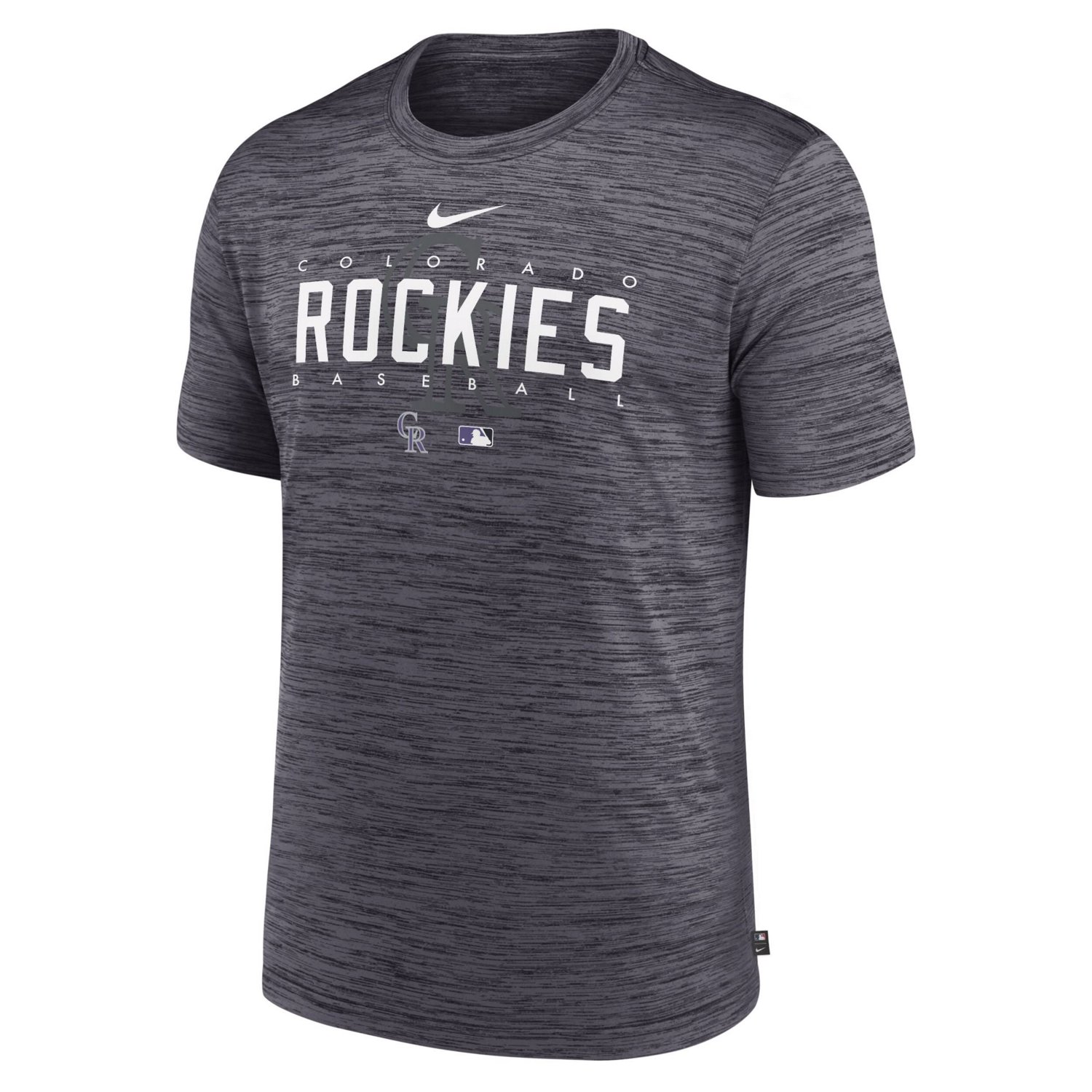 Nike Colorado Rockies Authentic Collection Velocity Performance Practice T-Shirt - view number 2