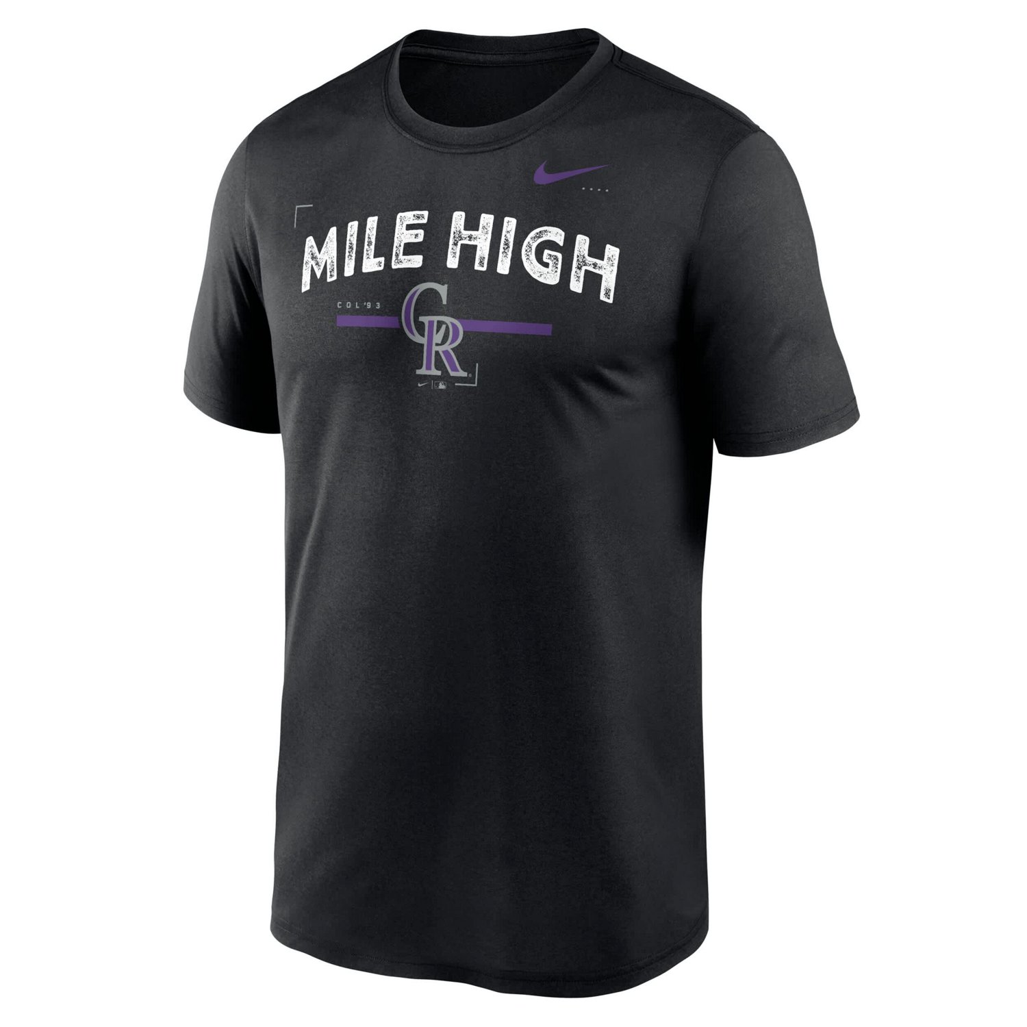 Nike Colorado Rockies Local Legend Practice Performance T-Shirt - view number 2