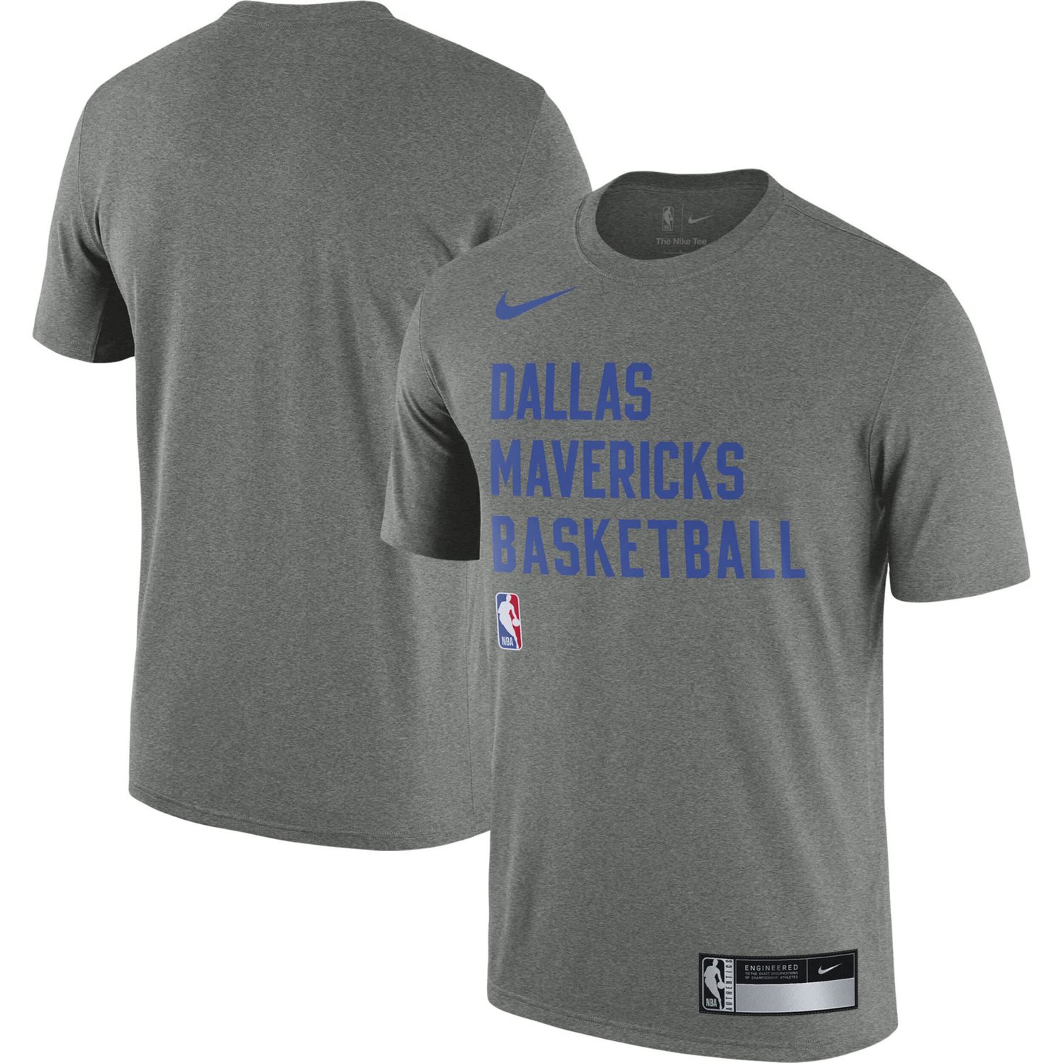 Nike Dallas Mavericks 2023/24 Sideline Legend Performance Practice T-Shirt