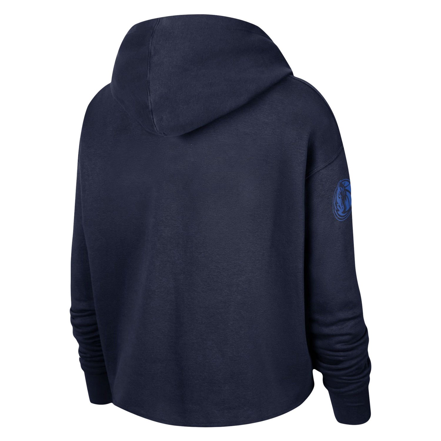 Nike Dallas Mavericks Split Flip Courtside Cropped Pullover Hoodie                                                               - view number 3
