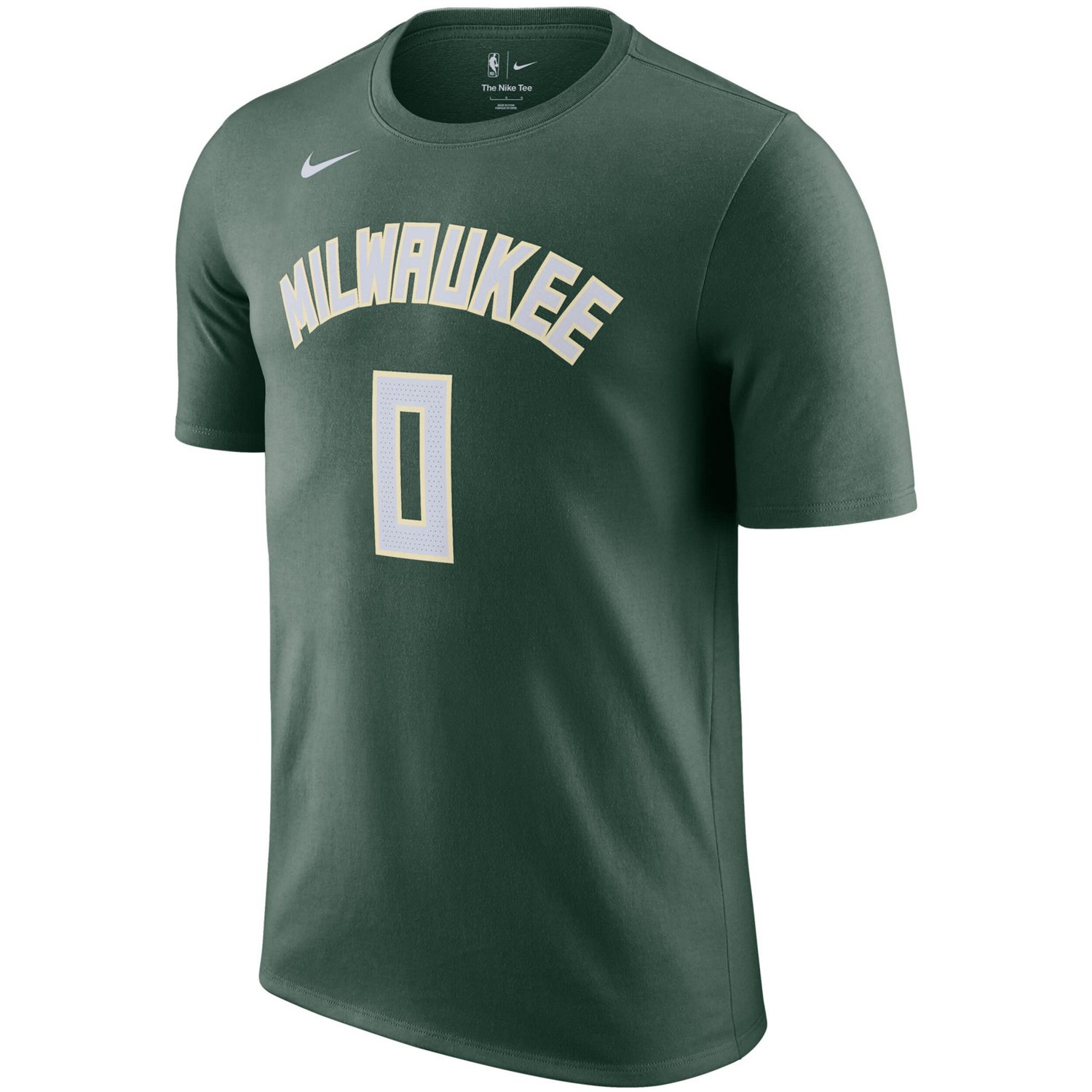 Nike Damian Lillard Hunter Milwaukee Bucks Name  Number T-Shirt - view number 2