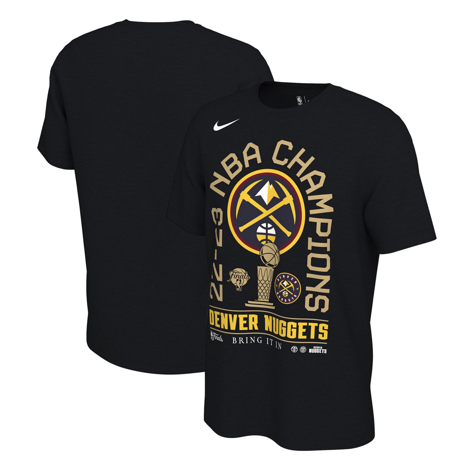 Nike Denver Nuggets 2023 NBA Finals Champions Locker Room T-Shirt