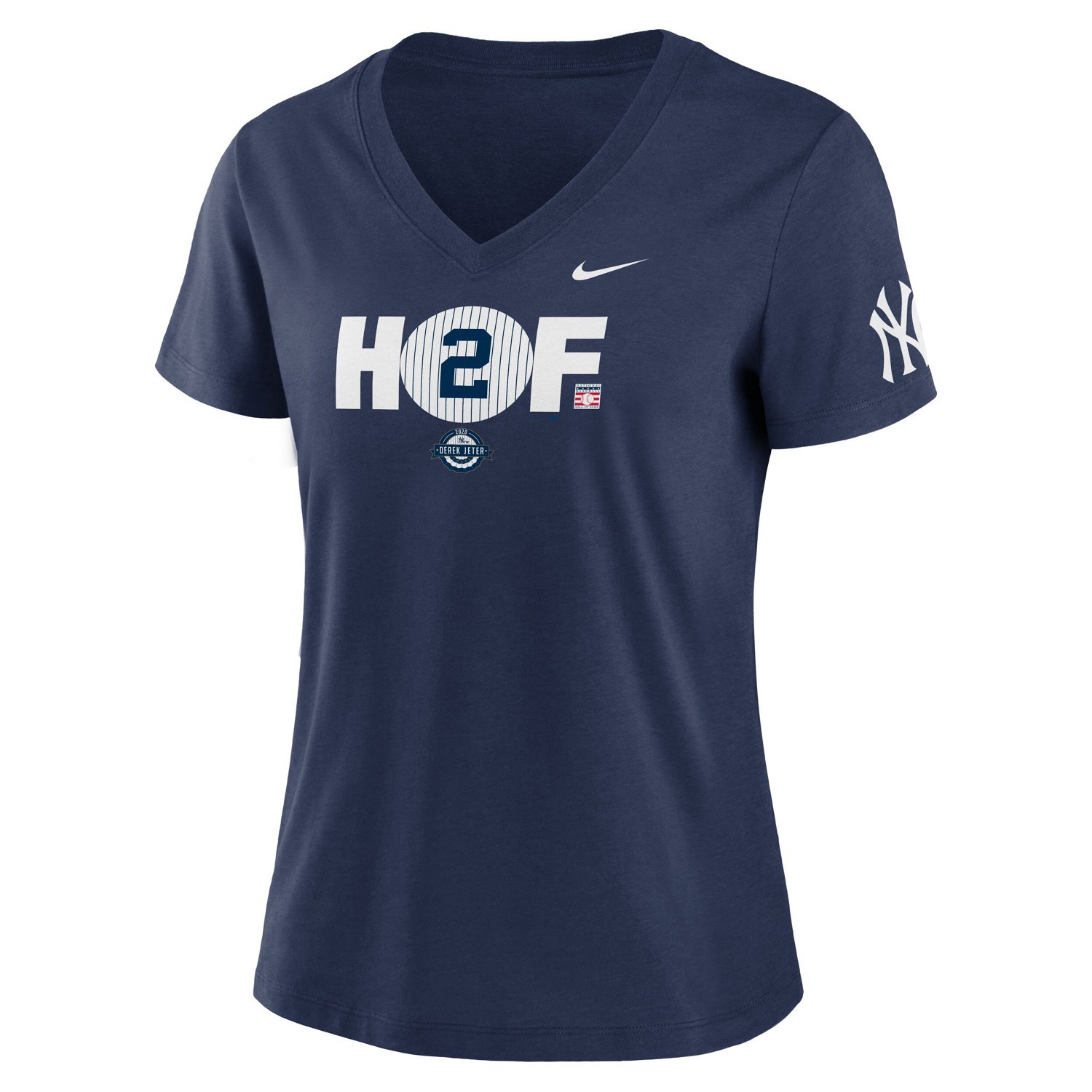 Nike Derek Jeter New York Yankees HOF2 Tri-Blend V-Neck T-Shirt