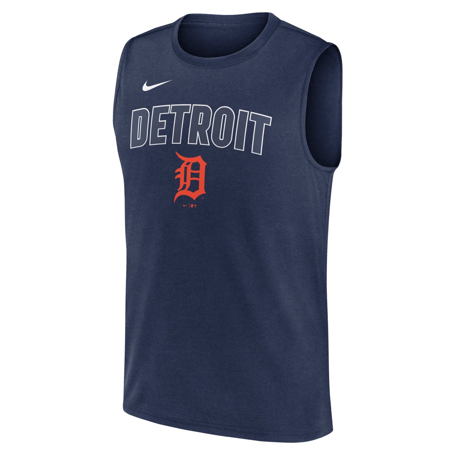 Nike Detroit Tigers Knockout Performance Muscle Tank Top - view number 2