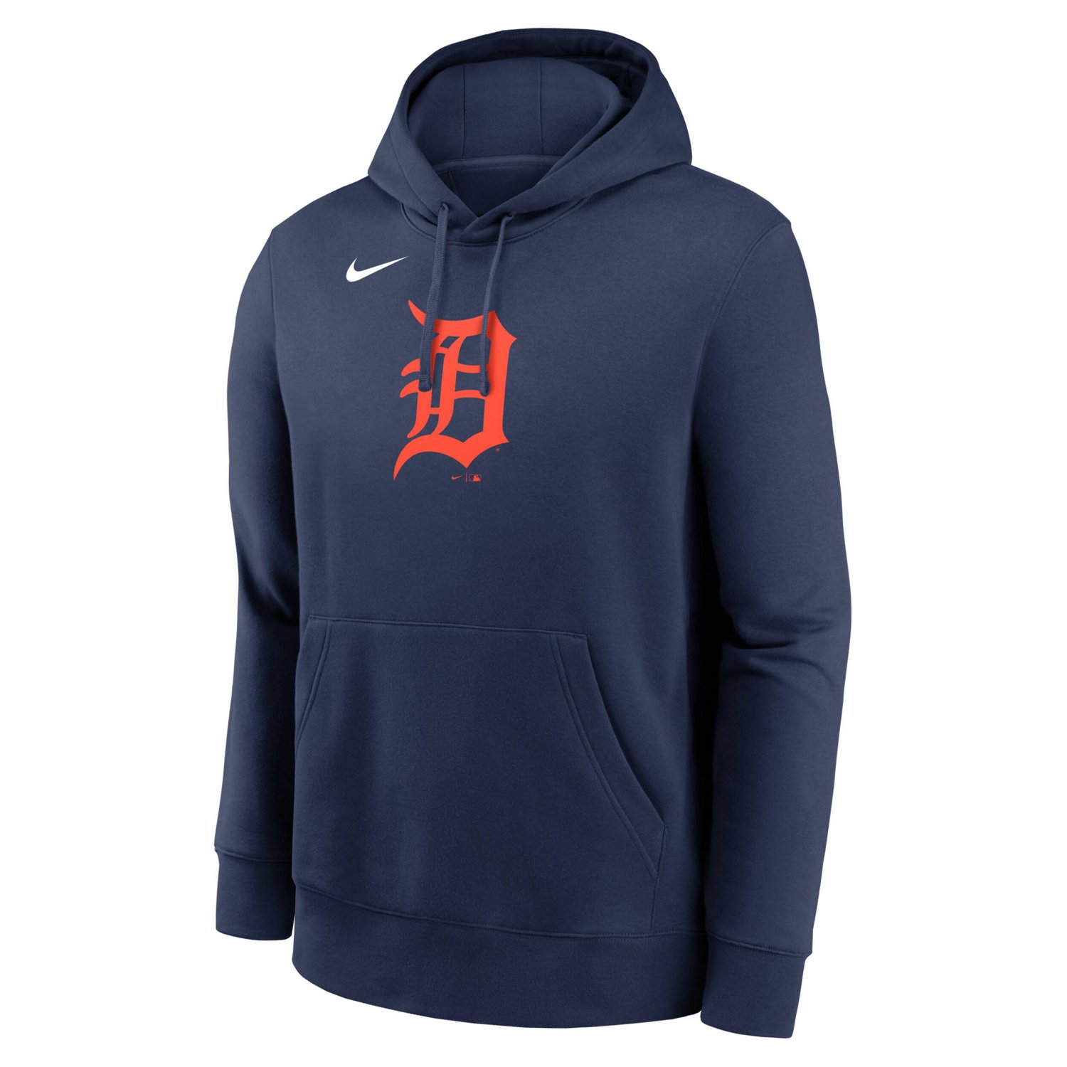 Nike Detroit Tigers Logo Club Fleece Pullover Hoodie - view number 2