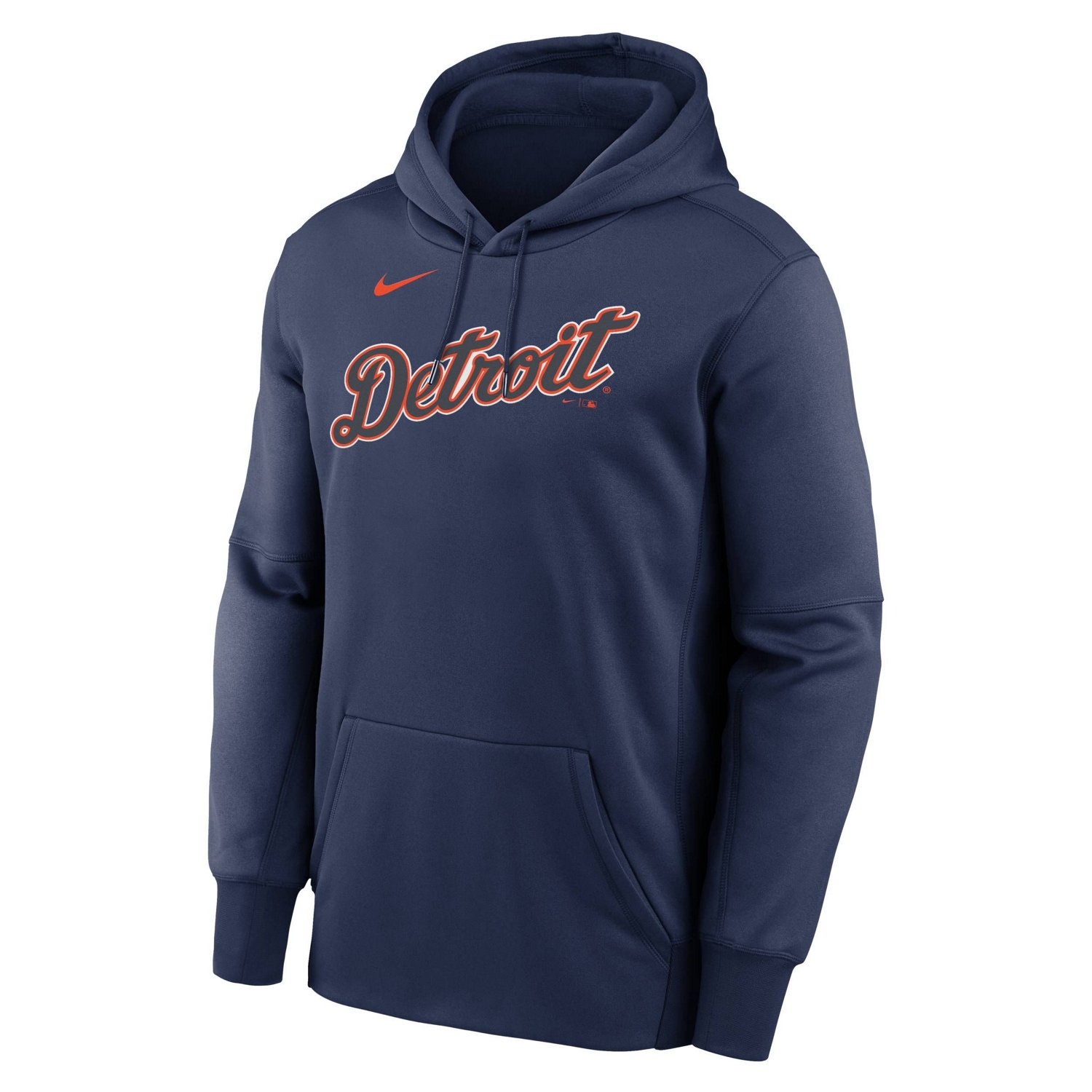 Nike Detroit Tigers Primary Wordmark Therma Hoodie - view number 2