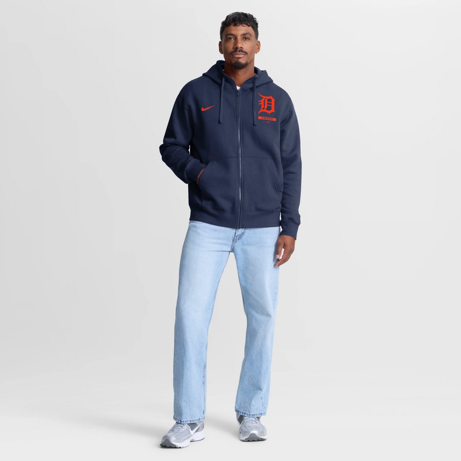 Nike Detroit Tigers Primetime Lockup Full-Zip Hoodie