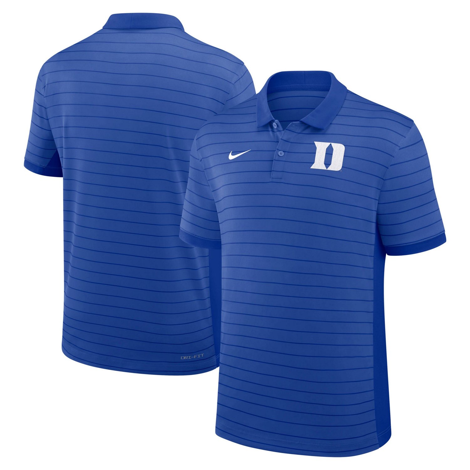 Nike Duke Blue Devils 2025 Early Season Coaches Sideline Victory Stripe Performance Polo