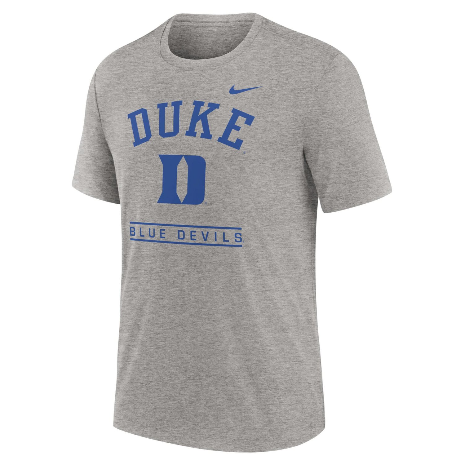 Nike Duke Blue Devils Arch Over Logo Tri-Blend T-Shirt - view number 2