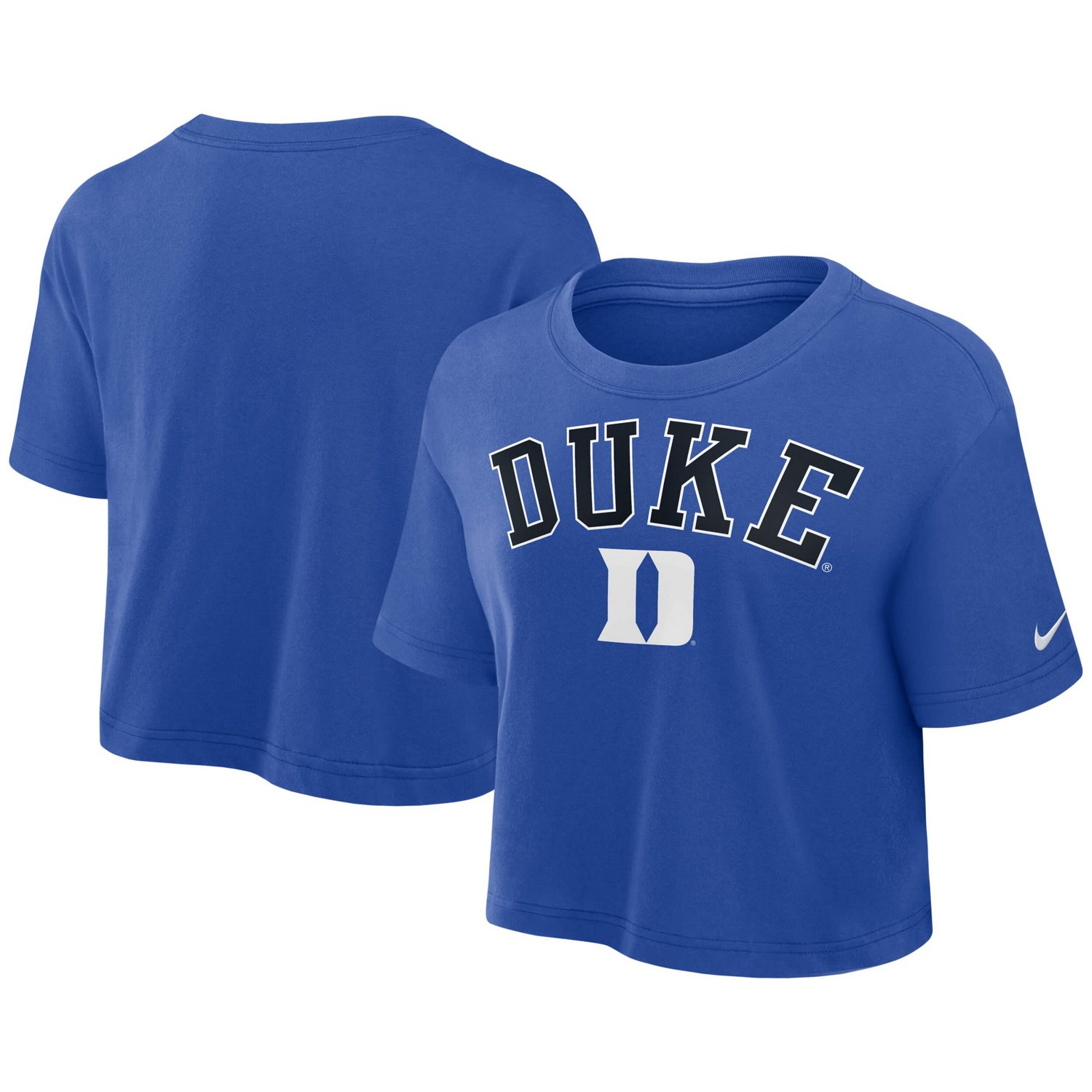 Nike Duke Blue Devils Athletic Prep Arch Performance Cropped T-Shirt