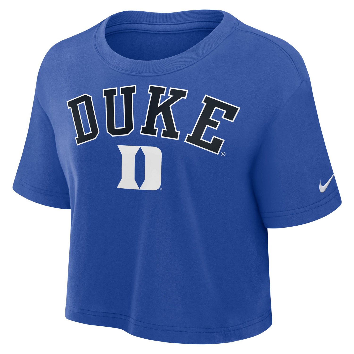 Nike Duke Blue Devils Athletic Prep Arch Performance Cropped T-Shirt - view number 2