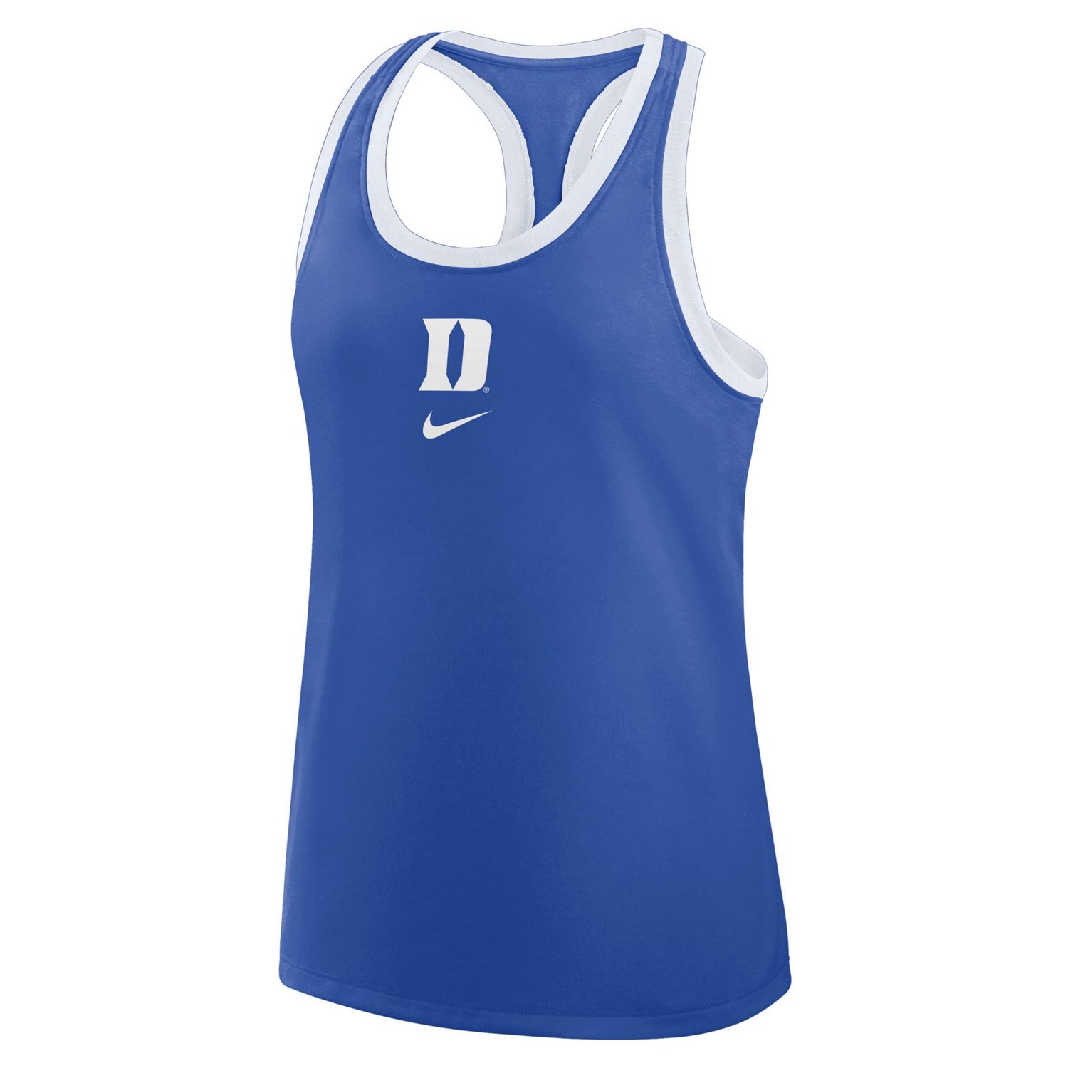 Nike Duke Blue Devils Primetime Racerback Tri-Blend Tank Top - view number 2