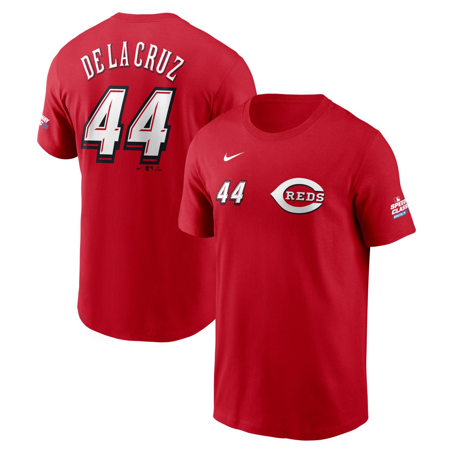 Nike Elly De La Cruz Cincinnati s 2025 MLB Speedway Classic Name  Number T-Shirt - view number 4