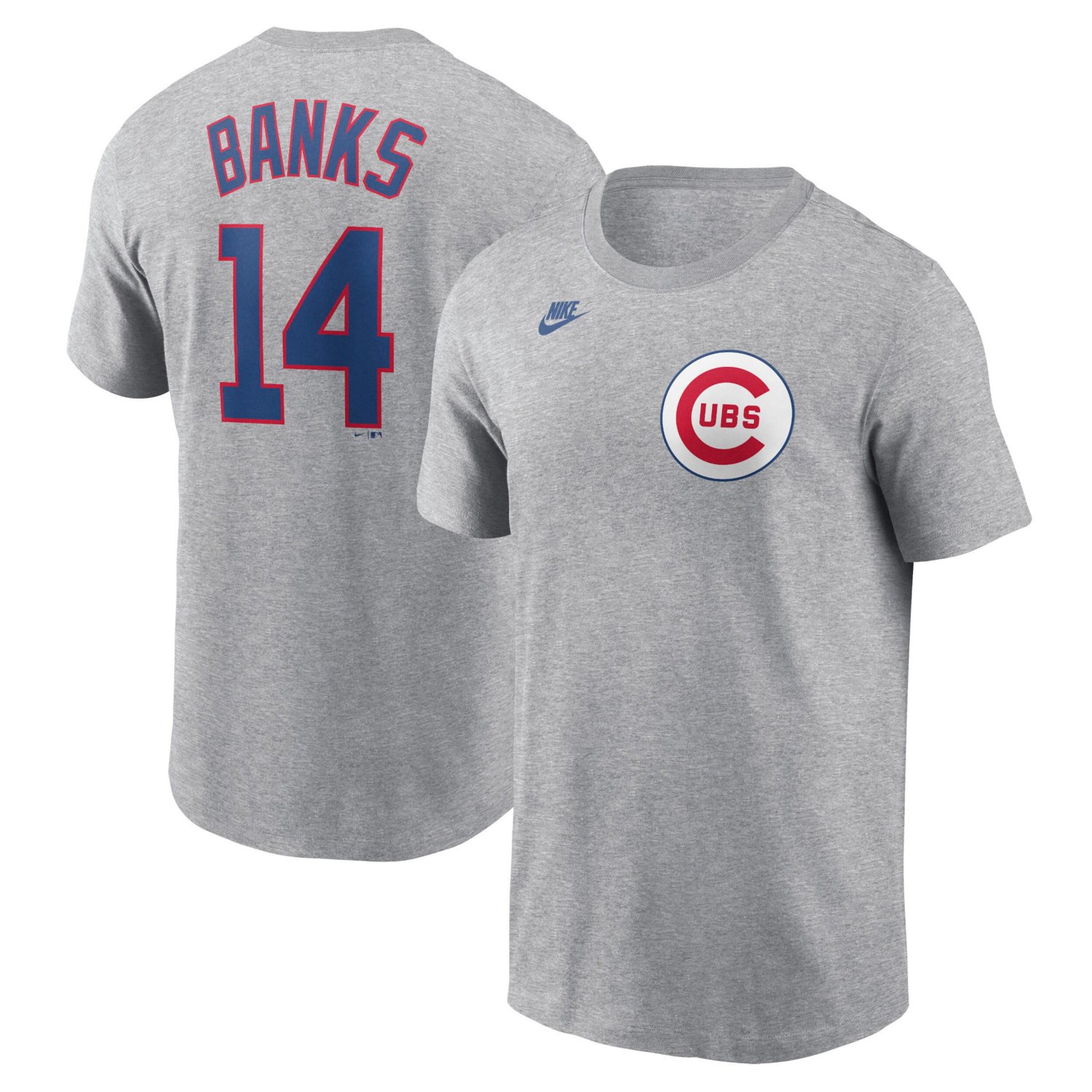Nike Ernie Banks Chicago Cubs Cooperstown Collection Fuse Name Number T Shirt Academy