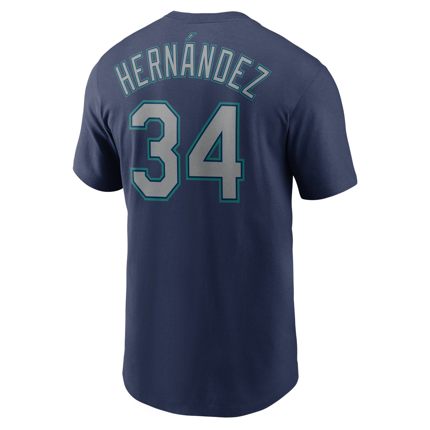 Nike Felix Hernandez Seattle Mariners Hall of Fame Name  Number T-Shirt - view number 3