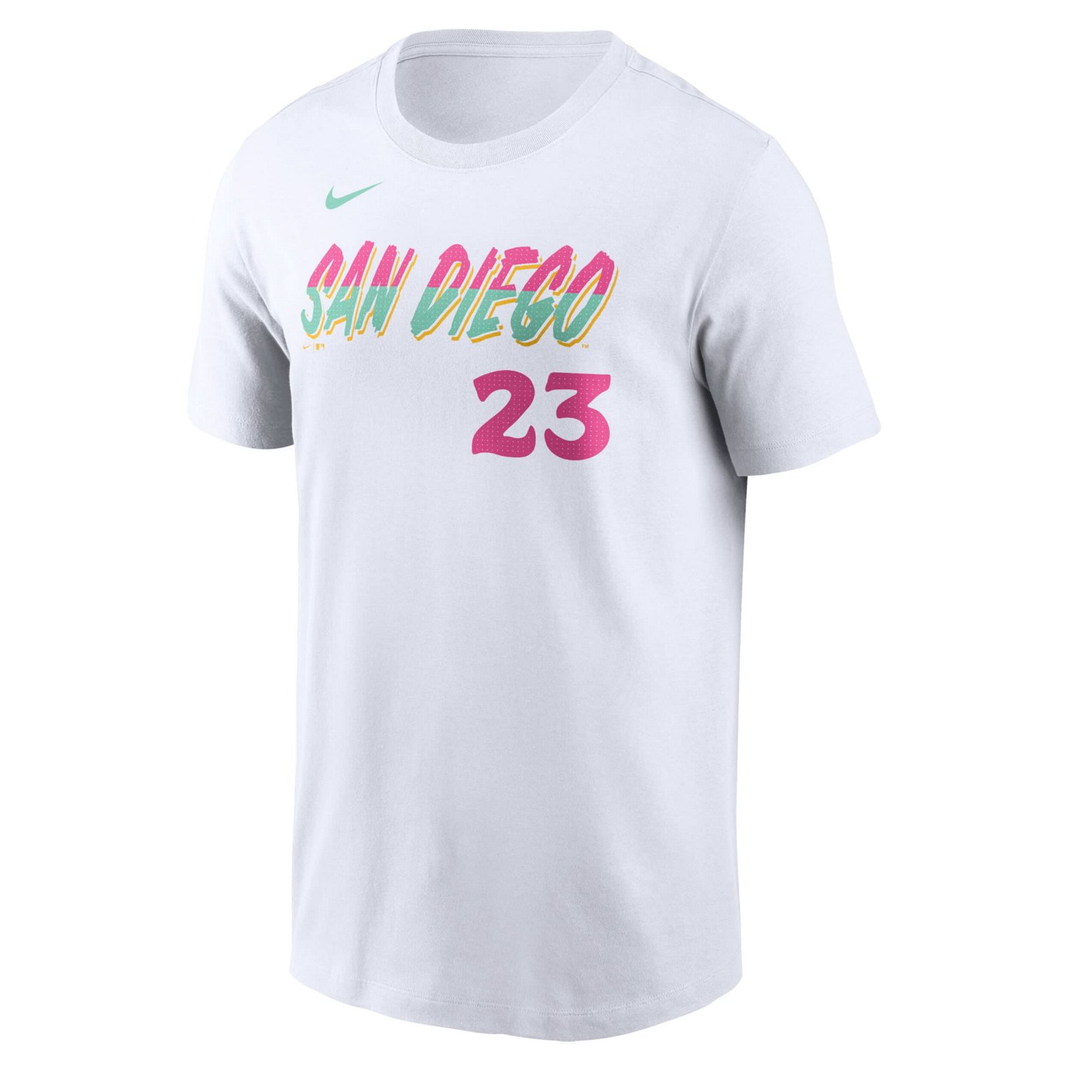 Nike Fernando Tatis Jr San Diego Padres City Connect Fuse Name  Number T-Shirt