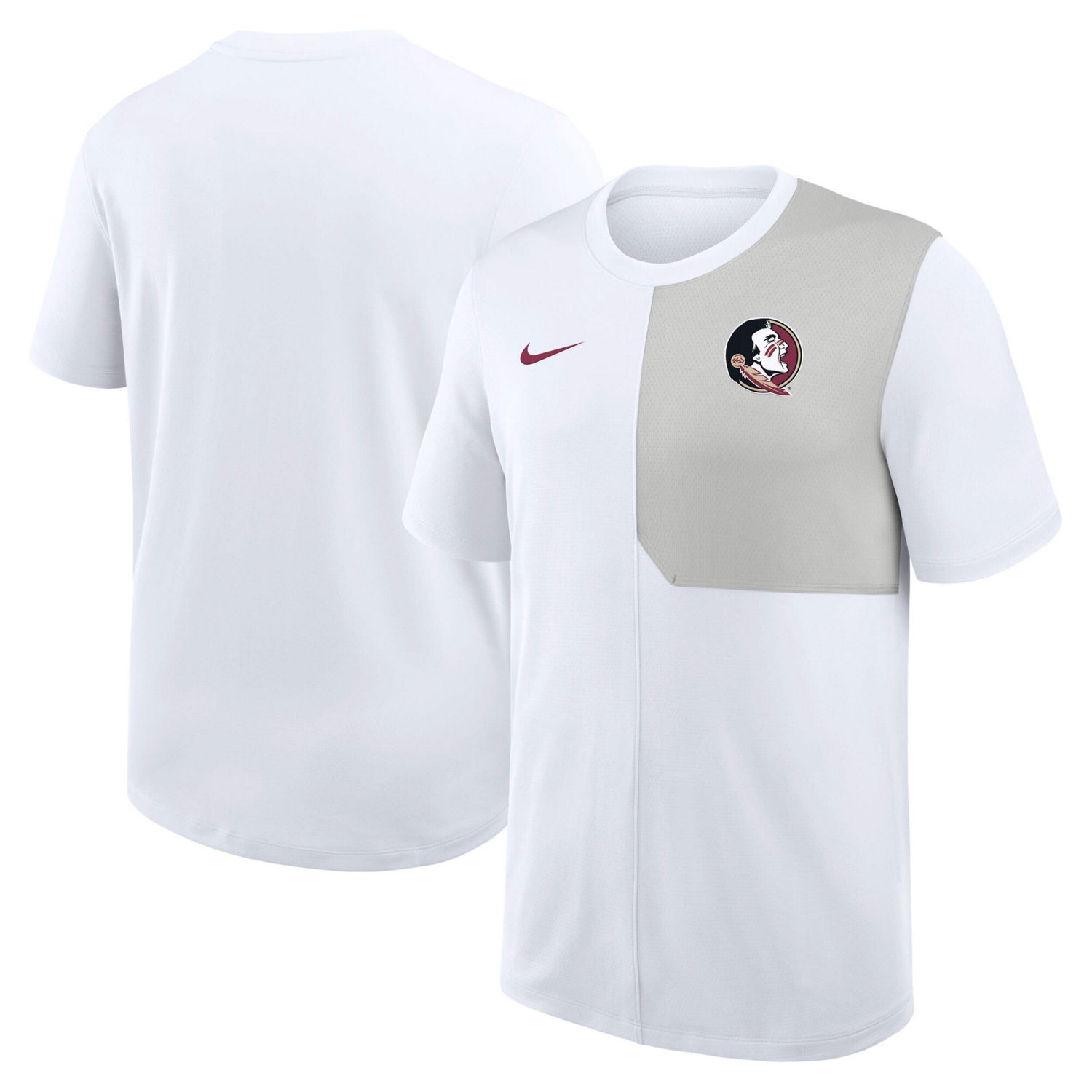 Nike Florida State Seminoles 2025 Sideline UV Performance Coach T-Shirt - view number 1
