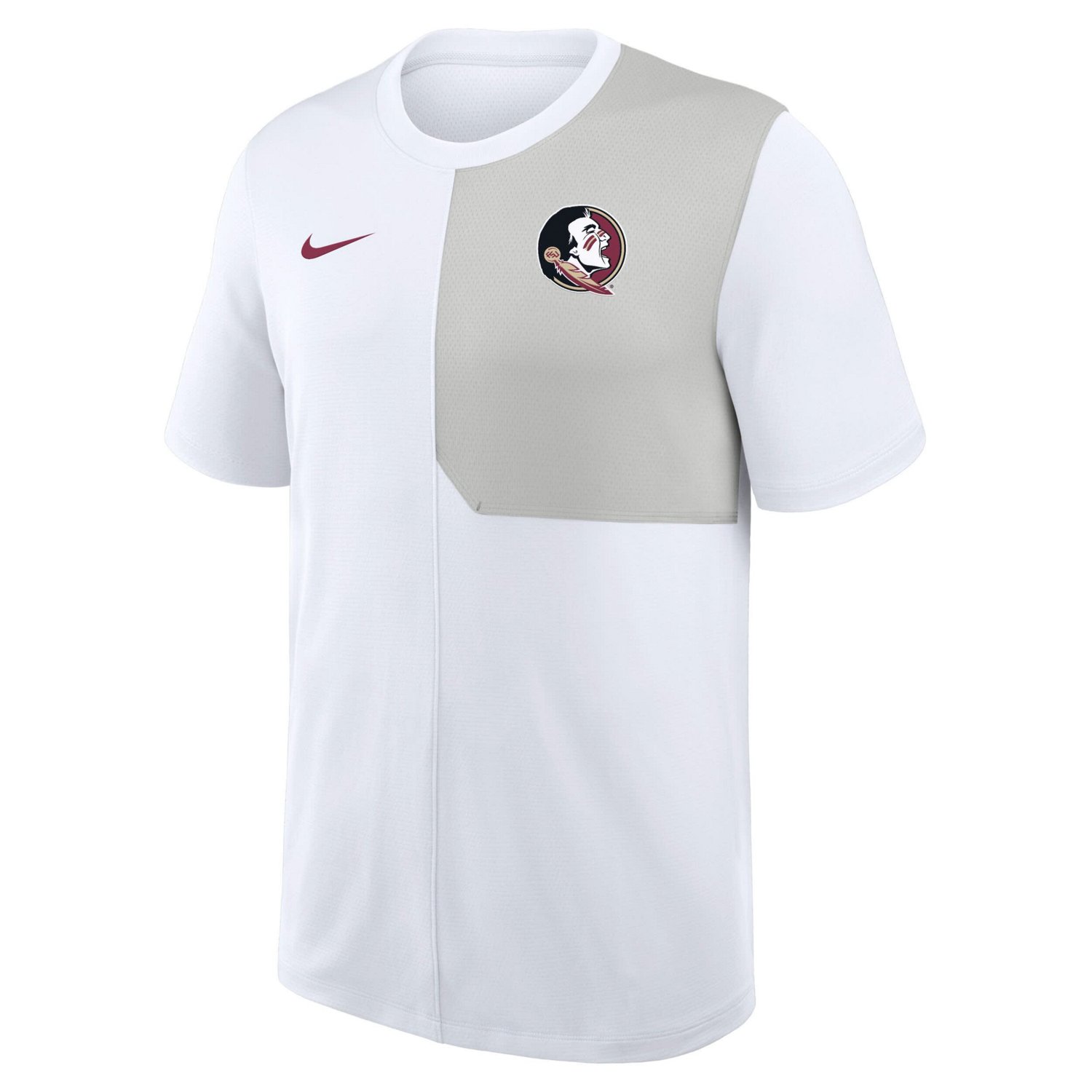 Nike Florida State Seminoles 2025 Sideline UV Performance Coach T-Shirt - view number 2