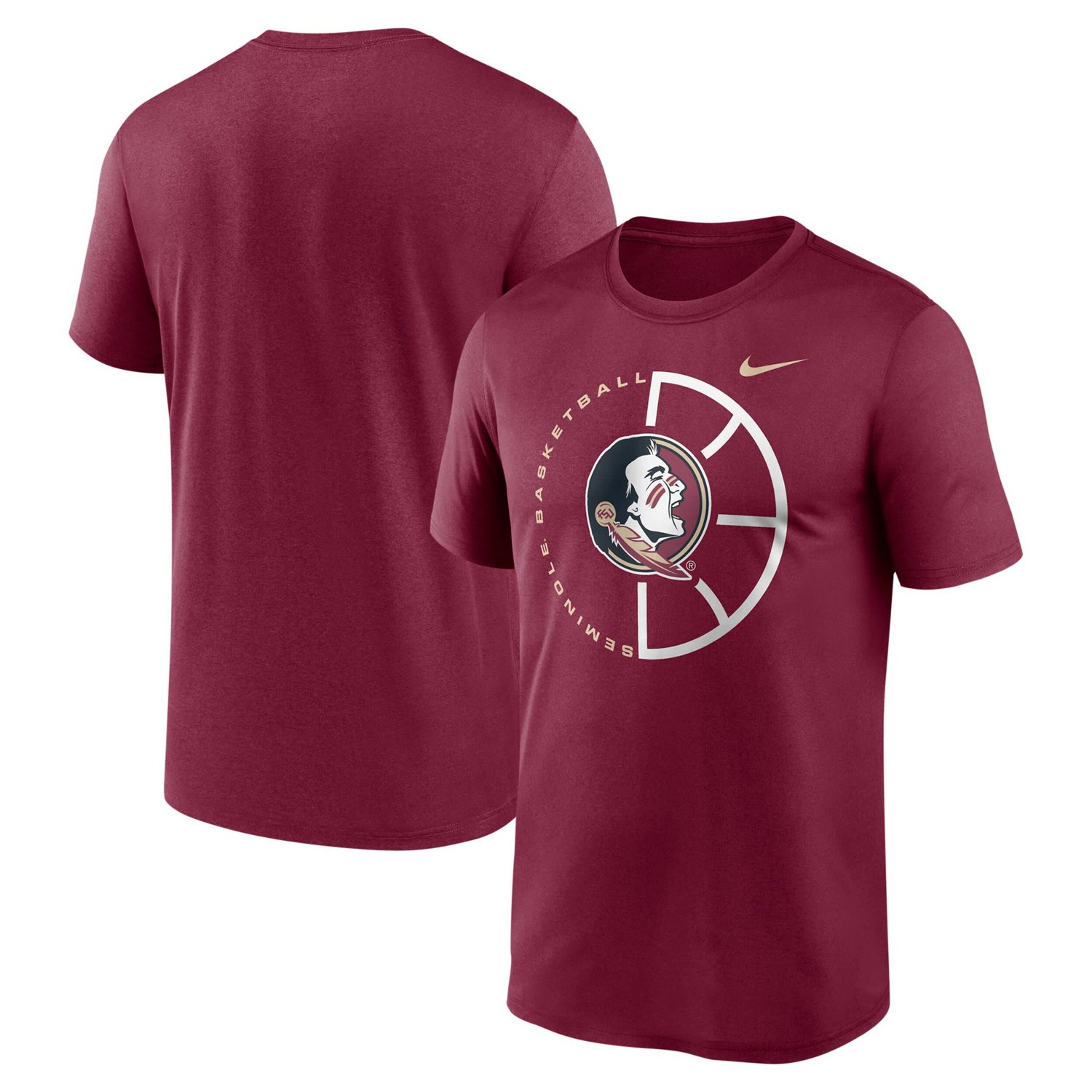Nike Florida State Seminoles Legend Basketball Icon Performance T-Shirt                                                          - view number 1