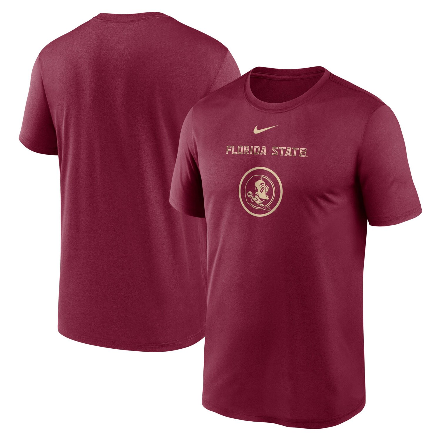Nike Florida State Seminoles On-Court Basketball Legend Practice Performance T-Shirt                                             - view number 1