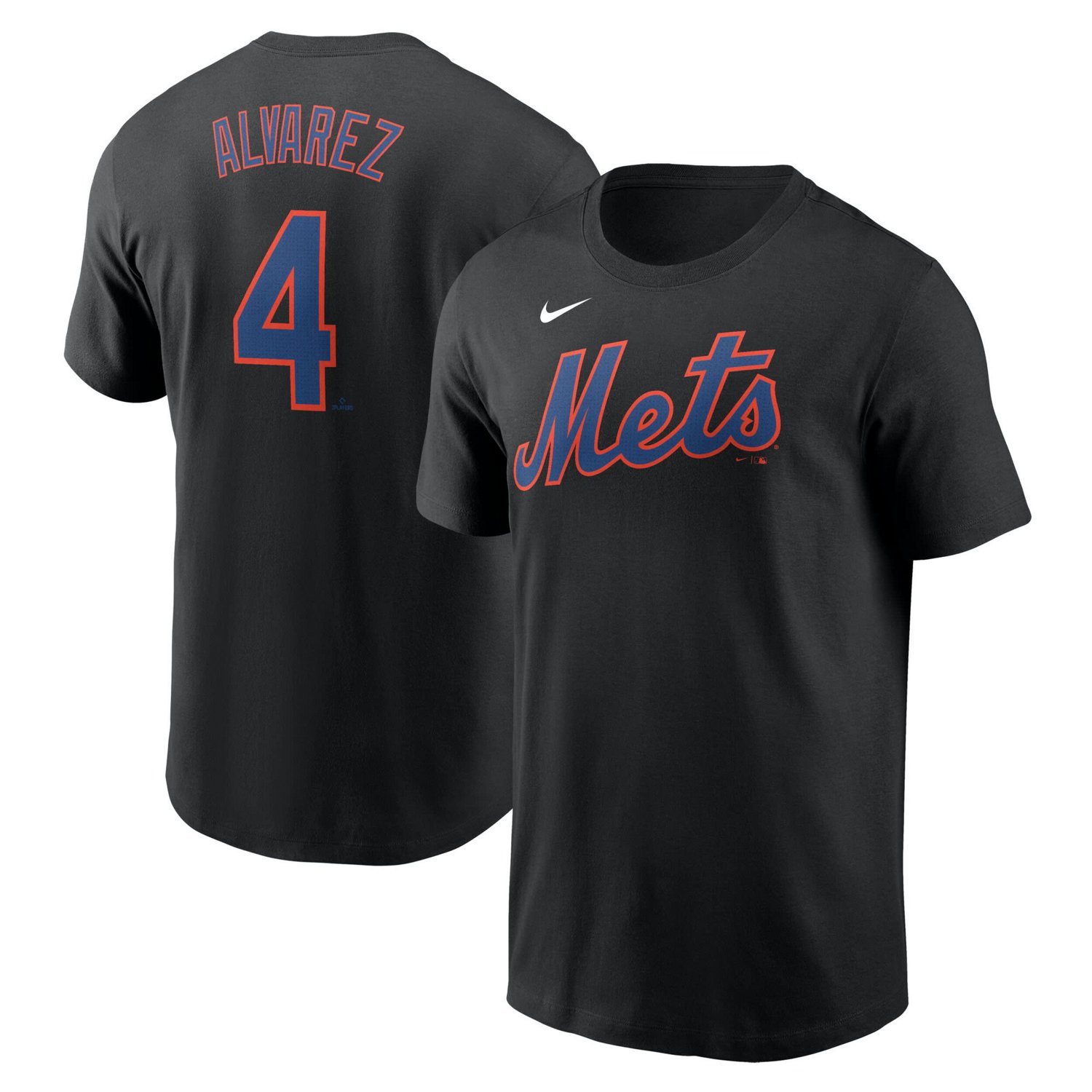 Nike Francisco Alvarez New York Mets Fuse Name  Number T-Shirt - view number 1