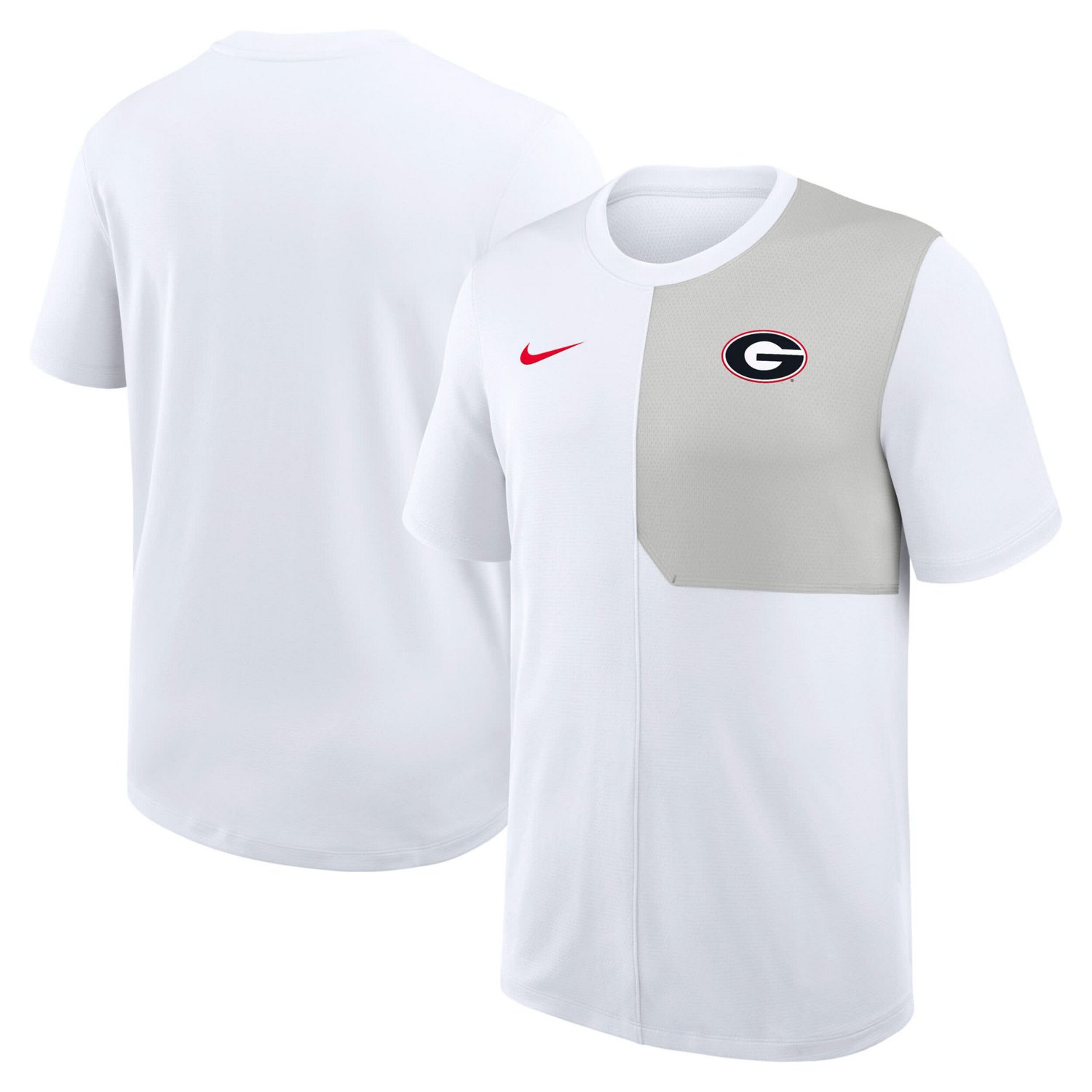 Nike Georgia Bulldogs 2025 Sideline UV Performance Coach T-Shirt - view number 1