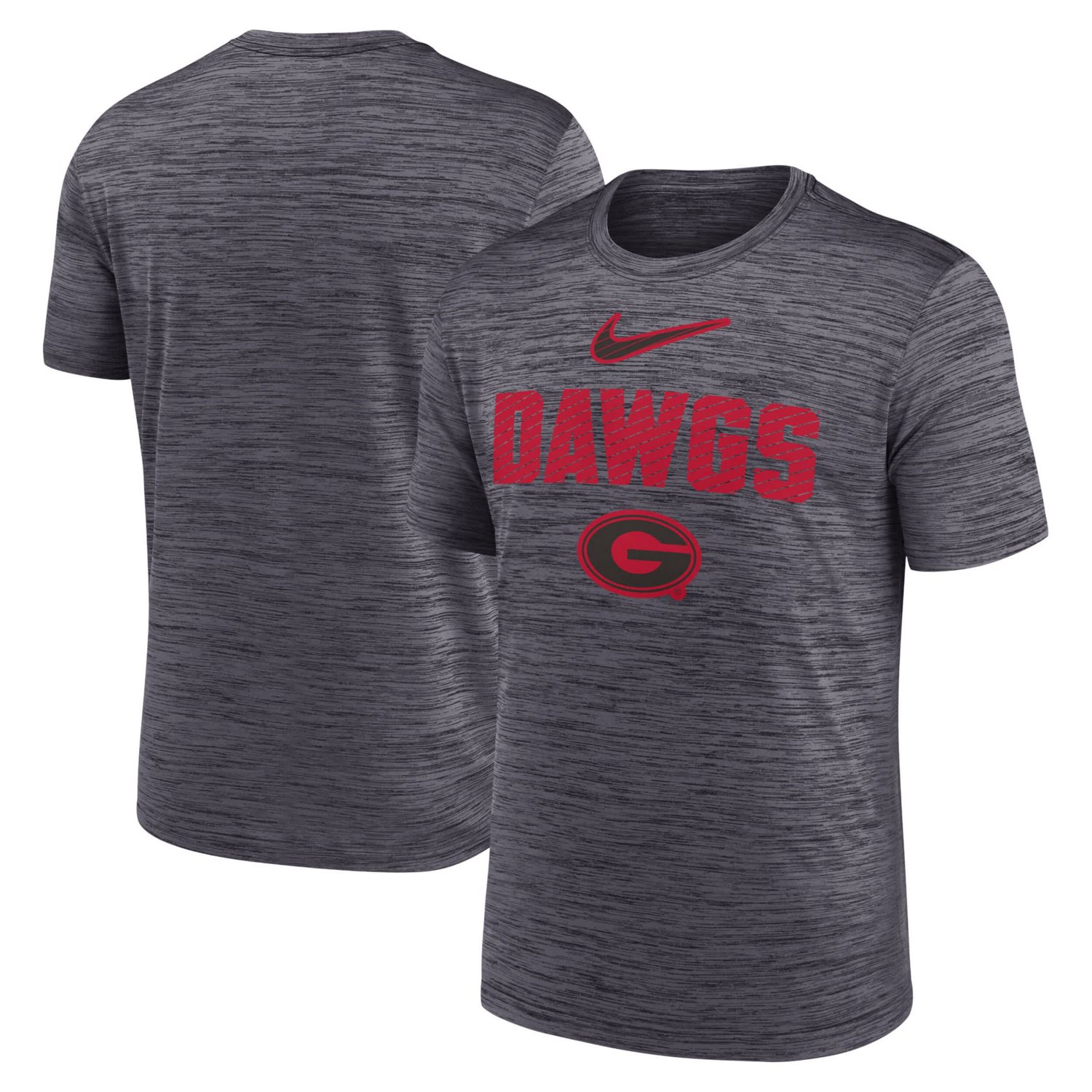 Nike Georgia Bulldogs Campus Slant Velocity Performance T-Shirt                                                                  - view number 1