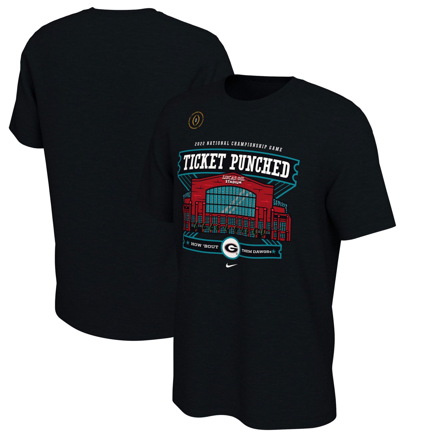 Nike Georgia Bulldogs College Football Playoff 2022 National Championship Game Bound T-Shirt - view number 1