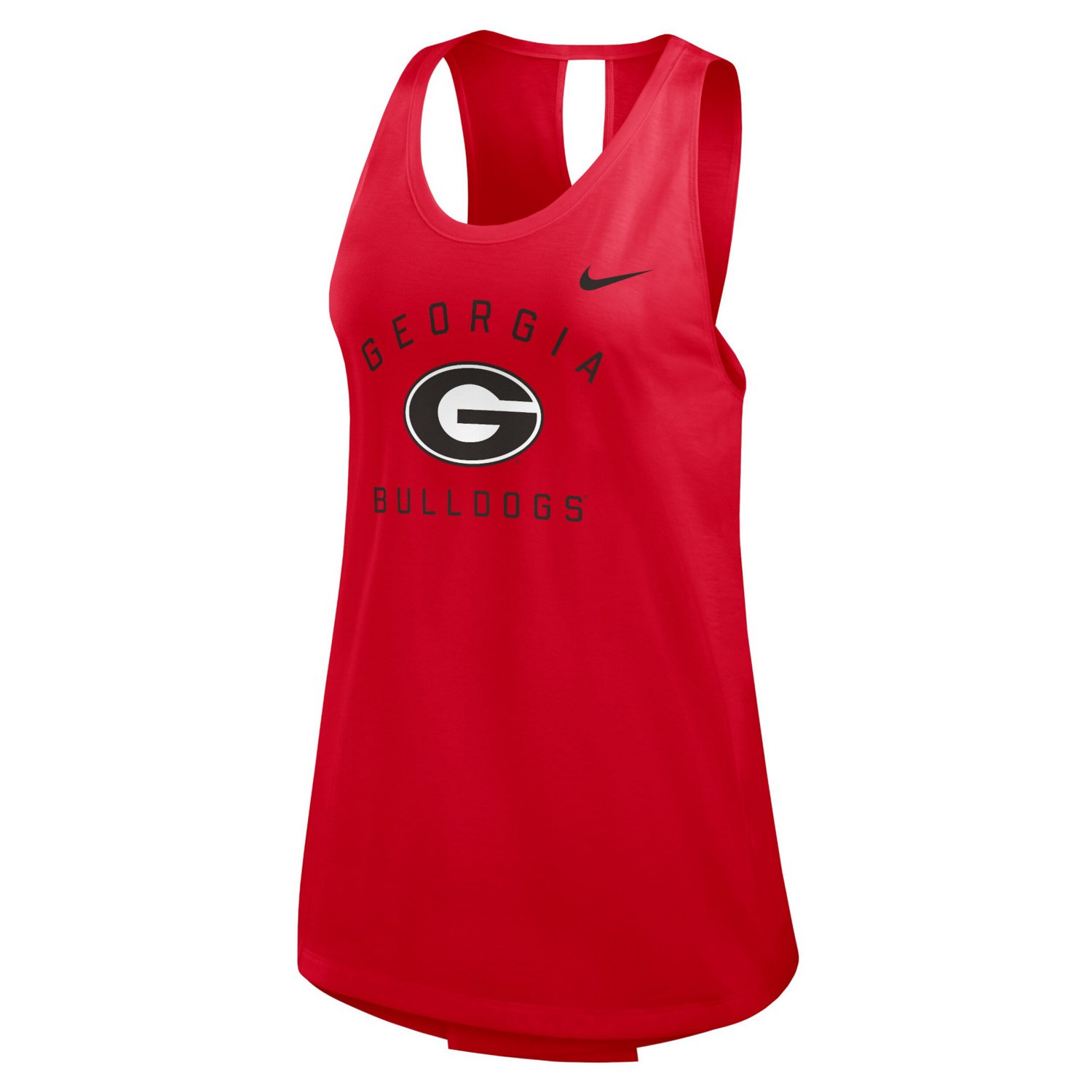 Nike Georgia Bulldogs Primetime Open Back Tank Top Academy