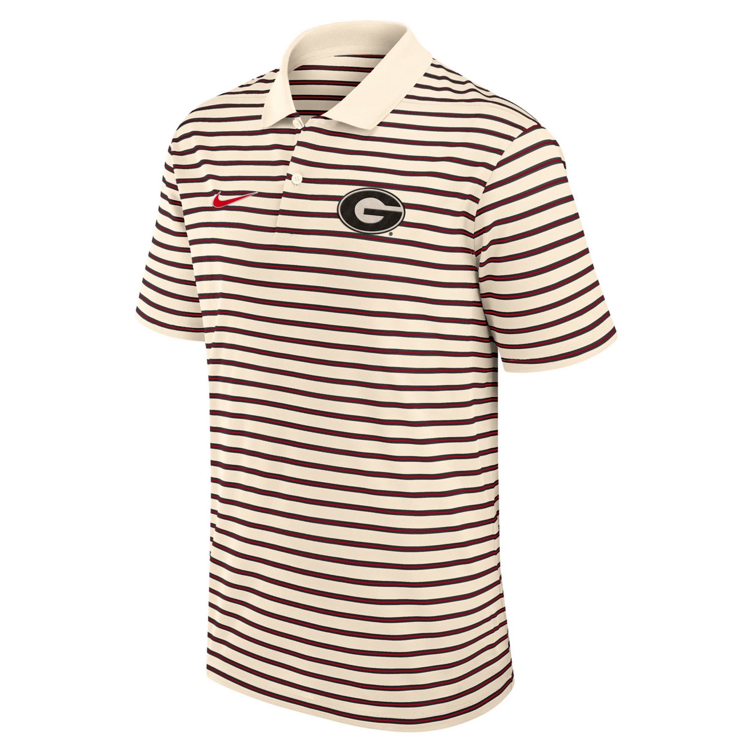 Nike Georgia Bulldogs Solid Foundation Striped Performance Polo - view number 2