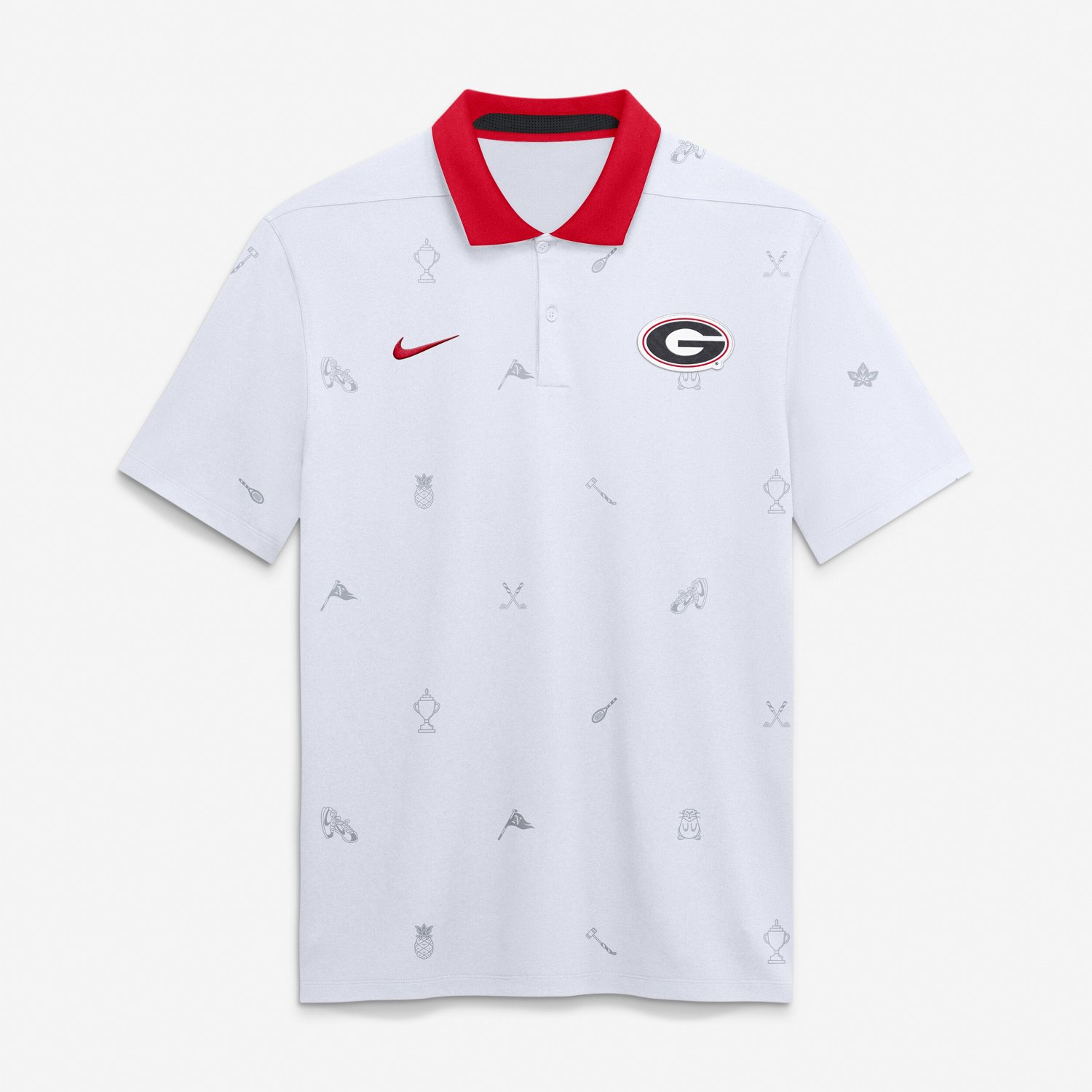 Nike Georgia Bulldogs Vapor Pattern Dri-FIT Polo