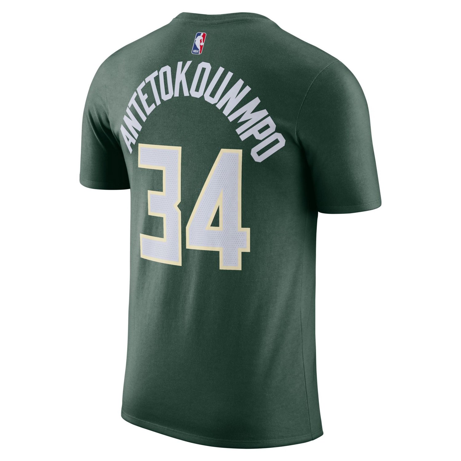 Nike Giannis Antetokounmpo Hunter Milwaukee Bucks Icon 2022/23 Name  Number T-Shirt - view number 3