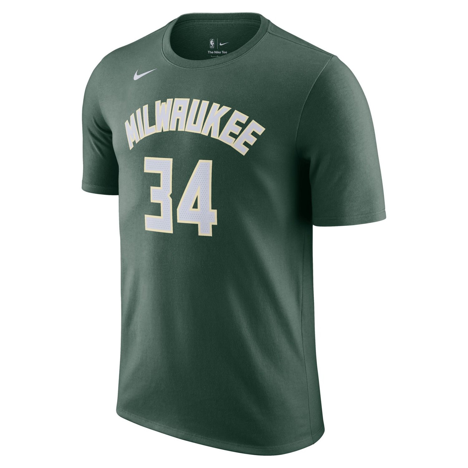 Nike Giannis Antetokounmpo Hunter Milwaukee Bucks Icon 2022/23 Name  Number T-Shirt - view number 2