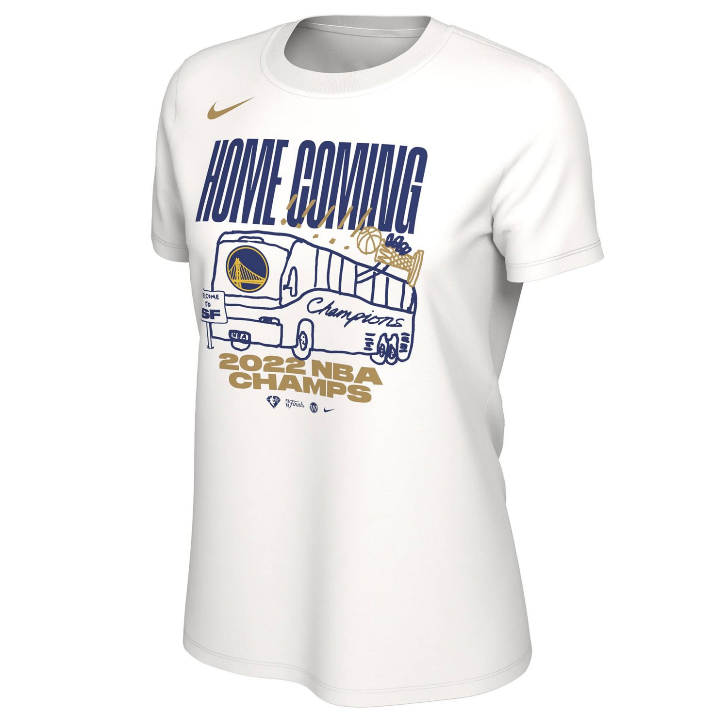 Nike Golden State Warriors 2022 NBA Finals Champions Celebration Parade T-Shirt                                                  - view number 2