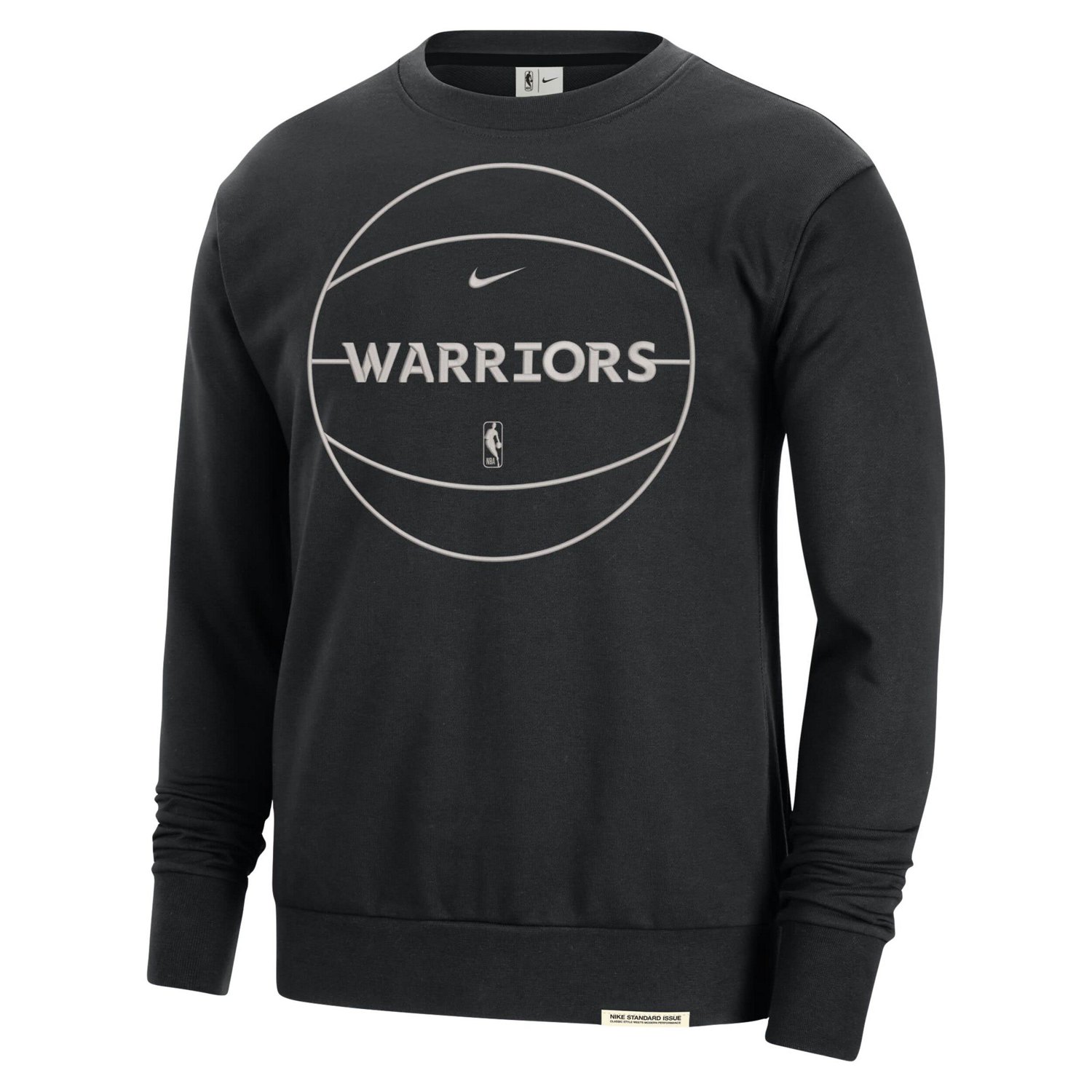 Nike Golden State Warriors 2023/24 Authentic Standard Issue Travel Performance Pullover Sweatshirt                               - view number 2