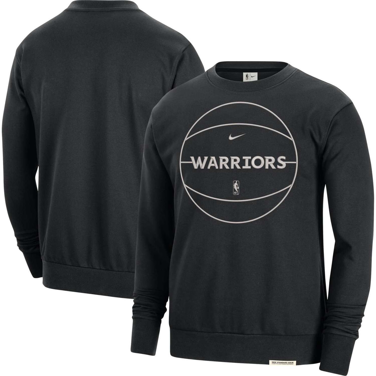 Nike Golden State Warriors 2023/24 Authentic Standard Issue Travel Performance Pullover Sweatshirt                               - view number 1
