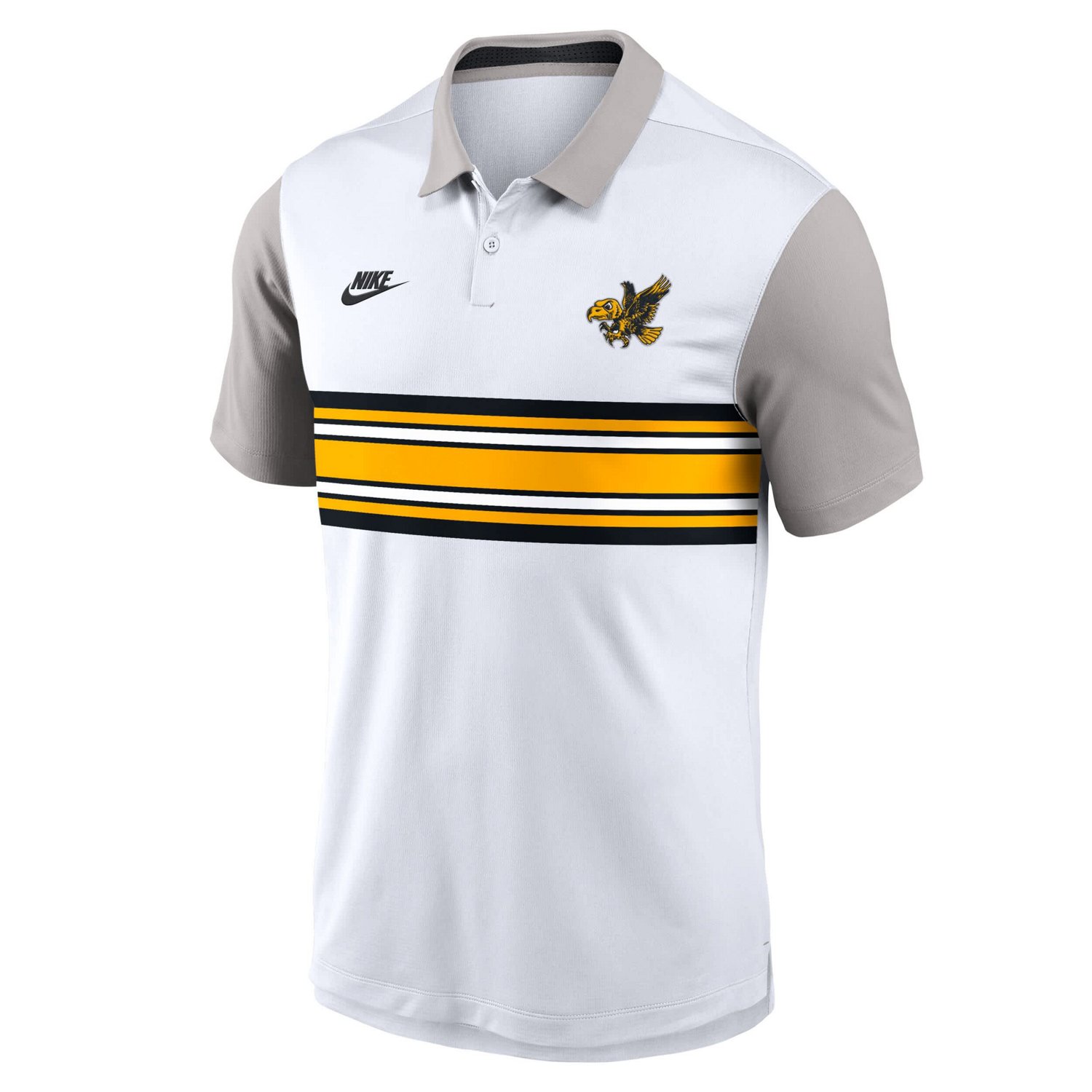 Nike Gray Iowa Hawkeyes Athletic Prep Legacy Logo Vapor Performance Polo - view number 2