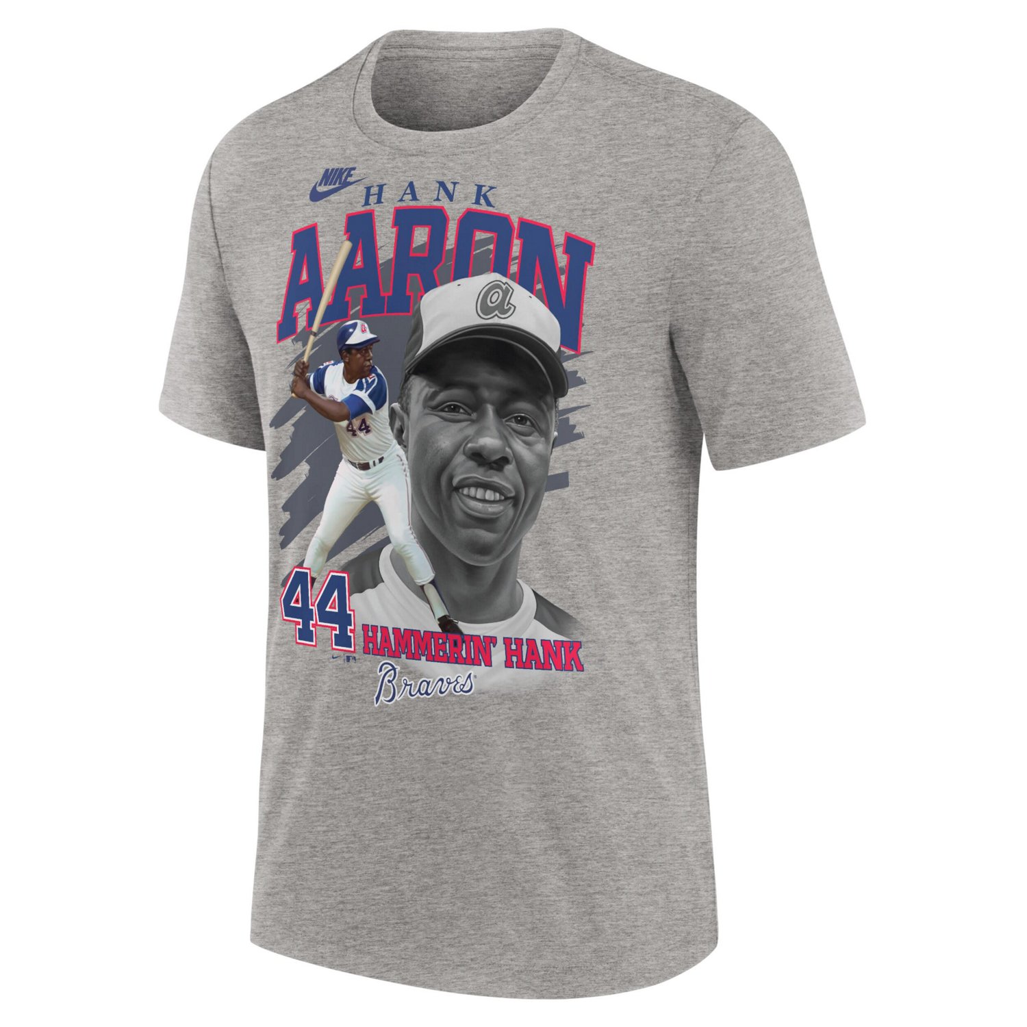 Nike Hank Aaron Atlanta Braves Cooperstown Collection Player Local T-Shirt - view number 2