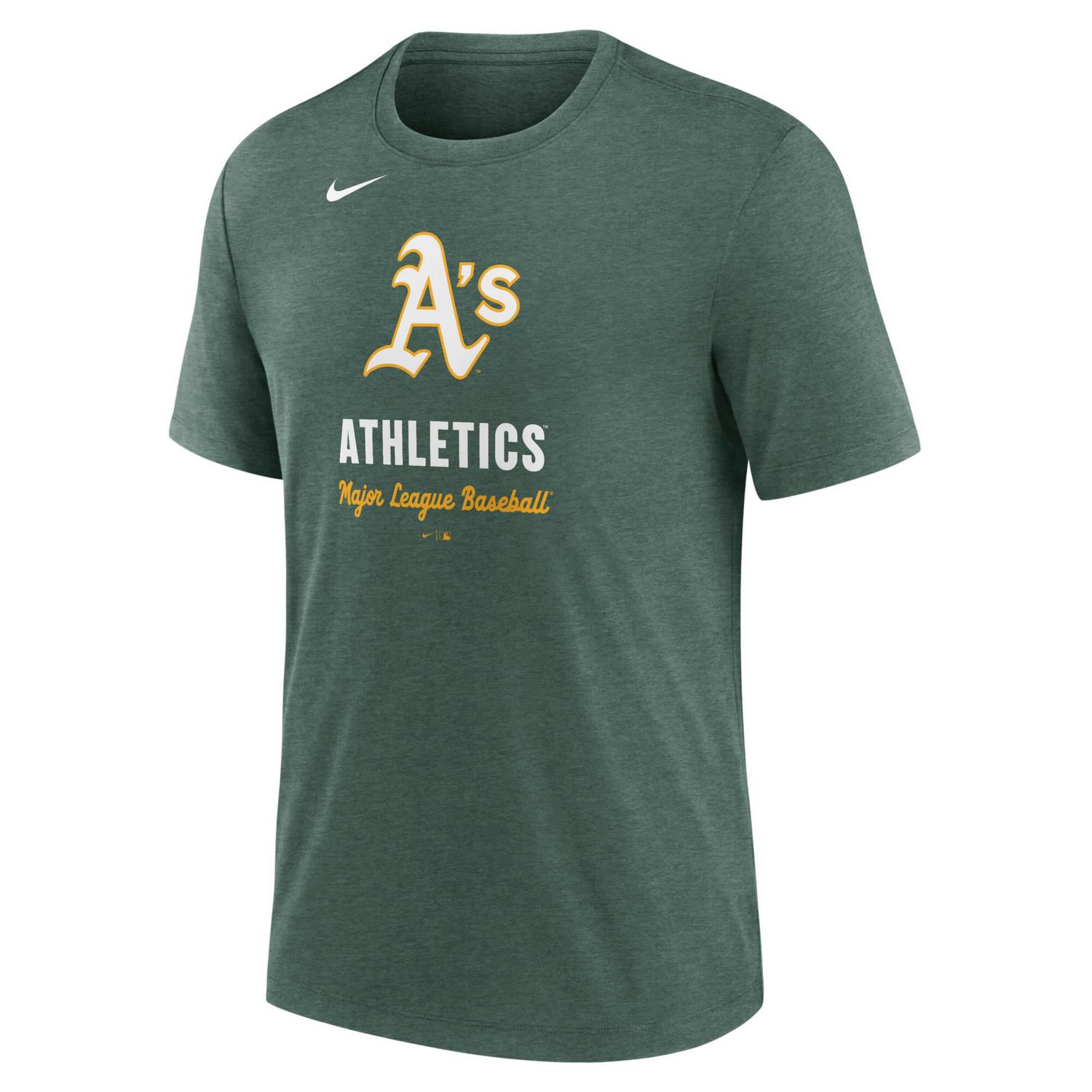 Nike Heather Athletics Logo Tri-Blend T-Shirt - view number 2